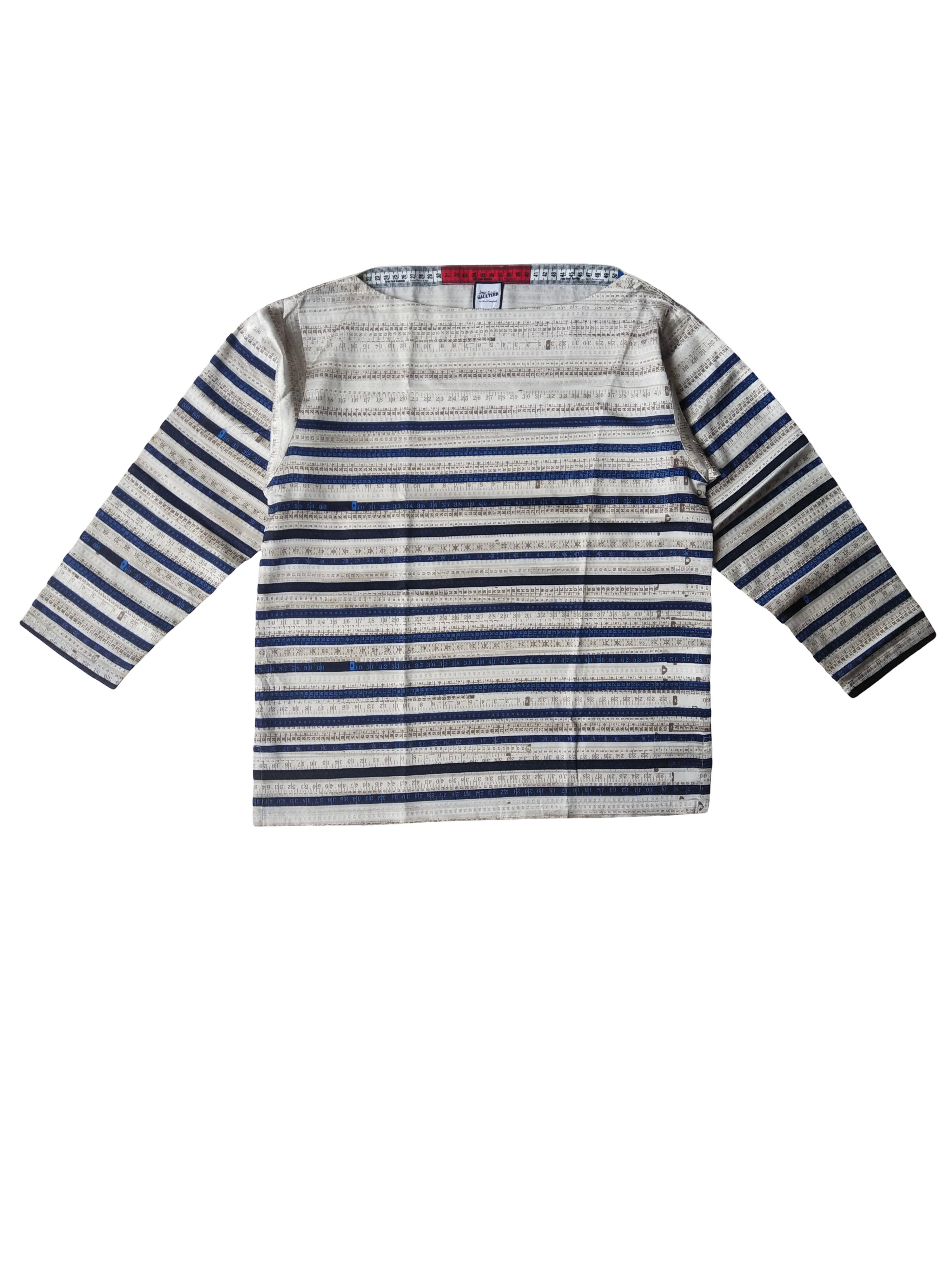 Jean Paul Gaultier Jean Paul Gaultier for Sept Premières Tape Measure Top Size L / US 10 / IT 46 - 1 Thumbnail