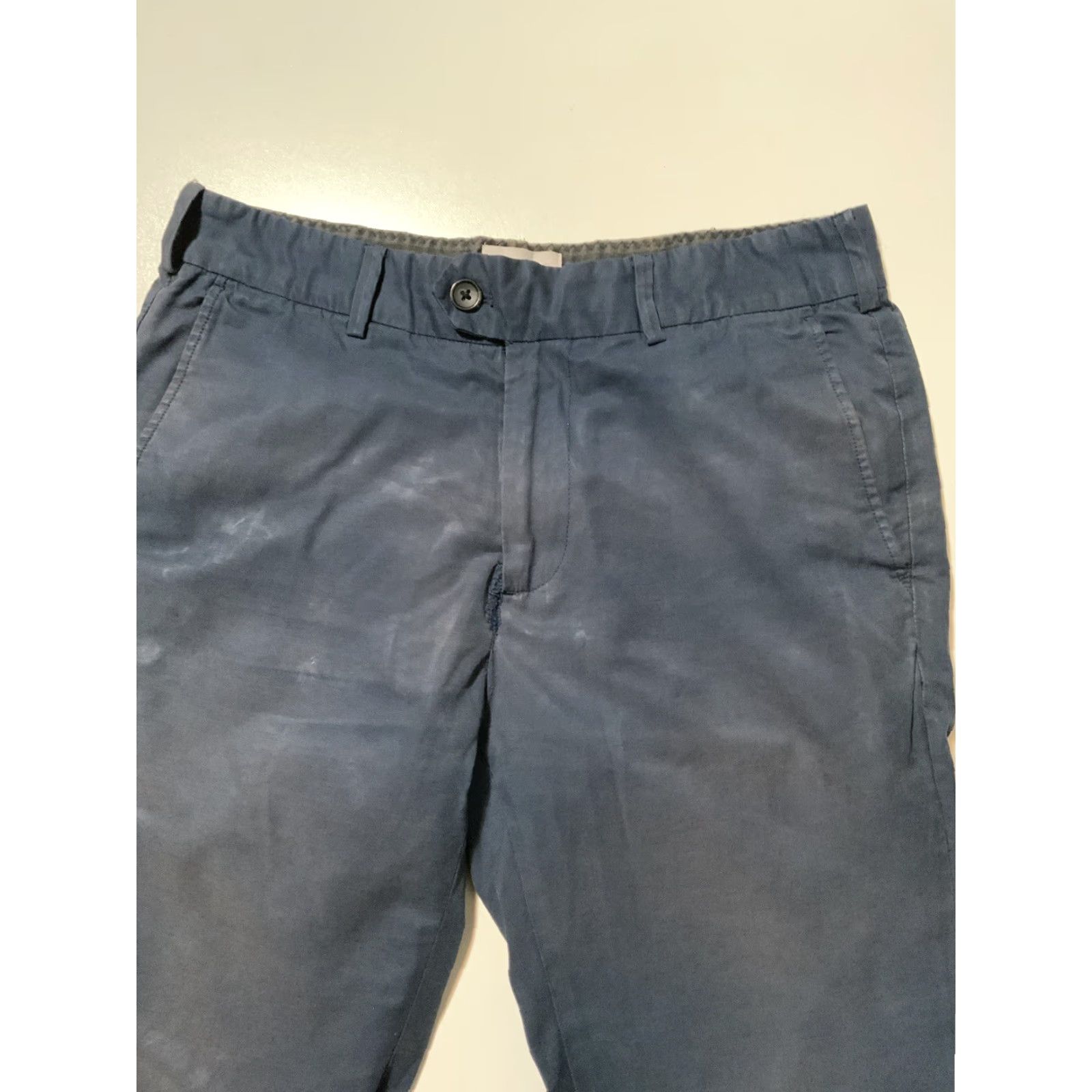 Saturdays NYC Saturdays Surf NYC Chino Shorts Navy Blue Flat Front Cotton Blend 32 Men Accessories? Wait. Size US 32 / EU 48 - 5 Thumbnail