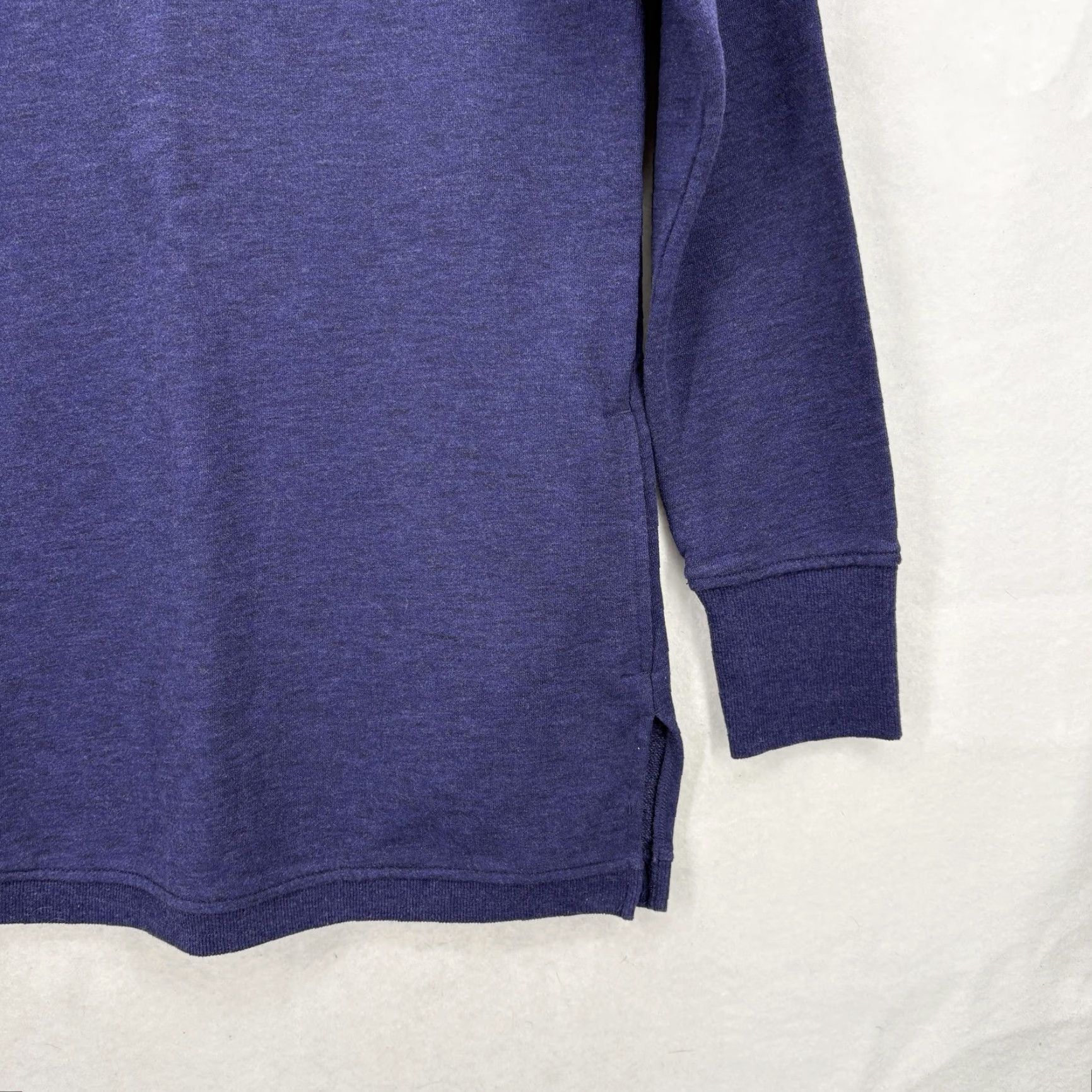 Vintage Duluth Ooh-La-Loop Tunic Top Womens XS Purple V-Neck Long Sleeve Sweatshirt Shirt Size XS / US 0-2 / IT 36-38 - 3 Thumbnail