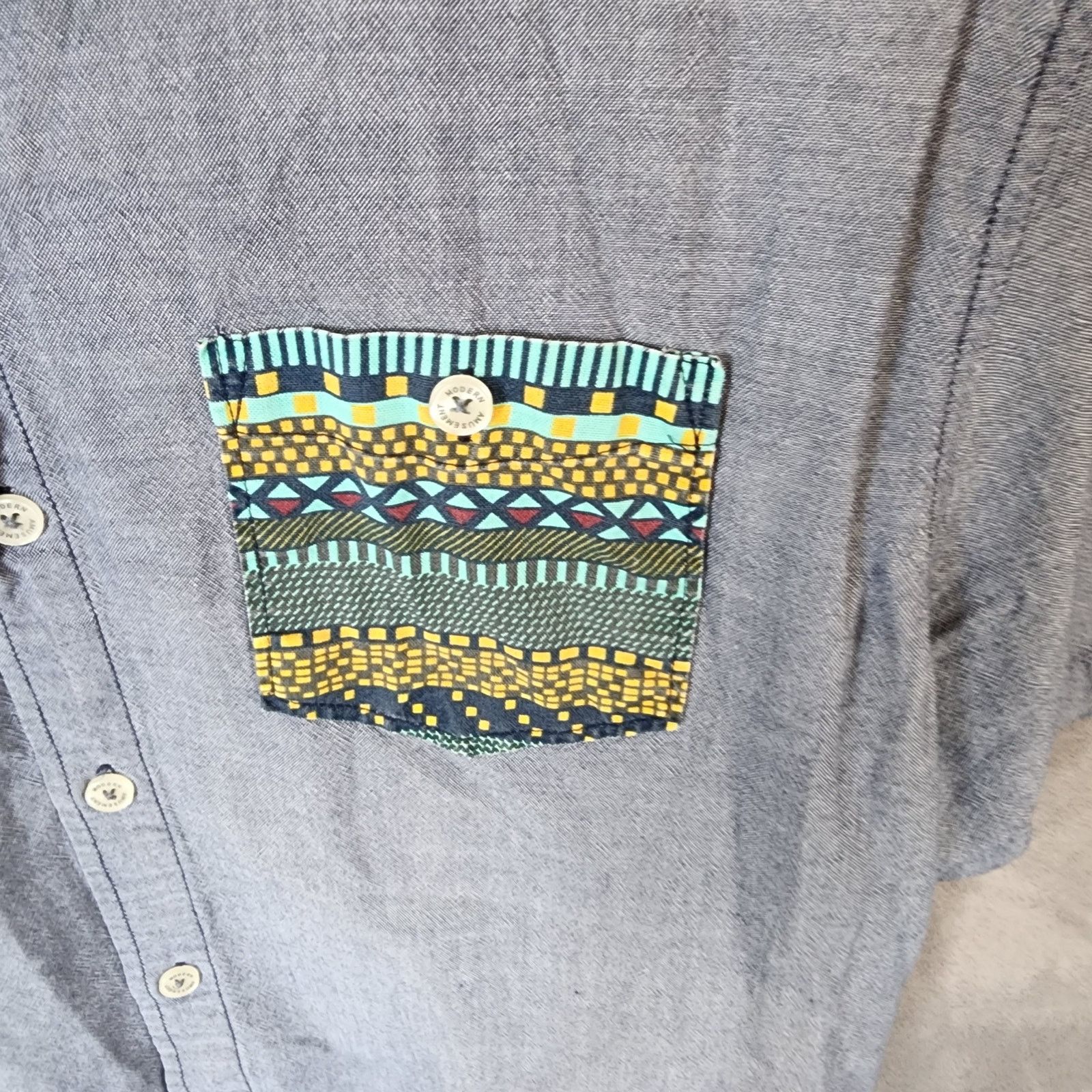 Modern Amusement Modern Amusement Large Men's Short Sleeve Graphic Pocket Size US L / EU 52-54 / 3 - 2 Thumbnail