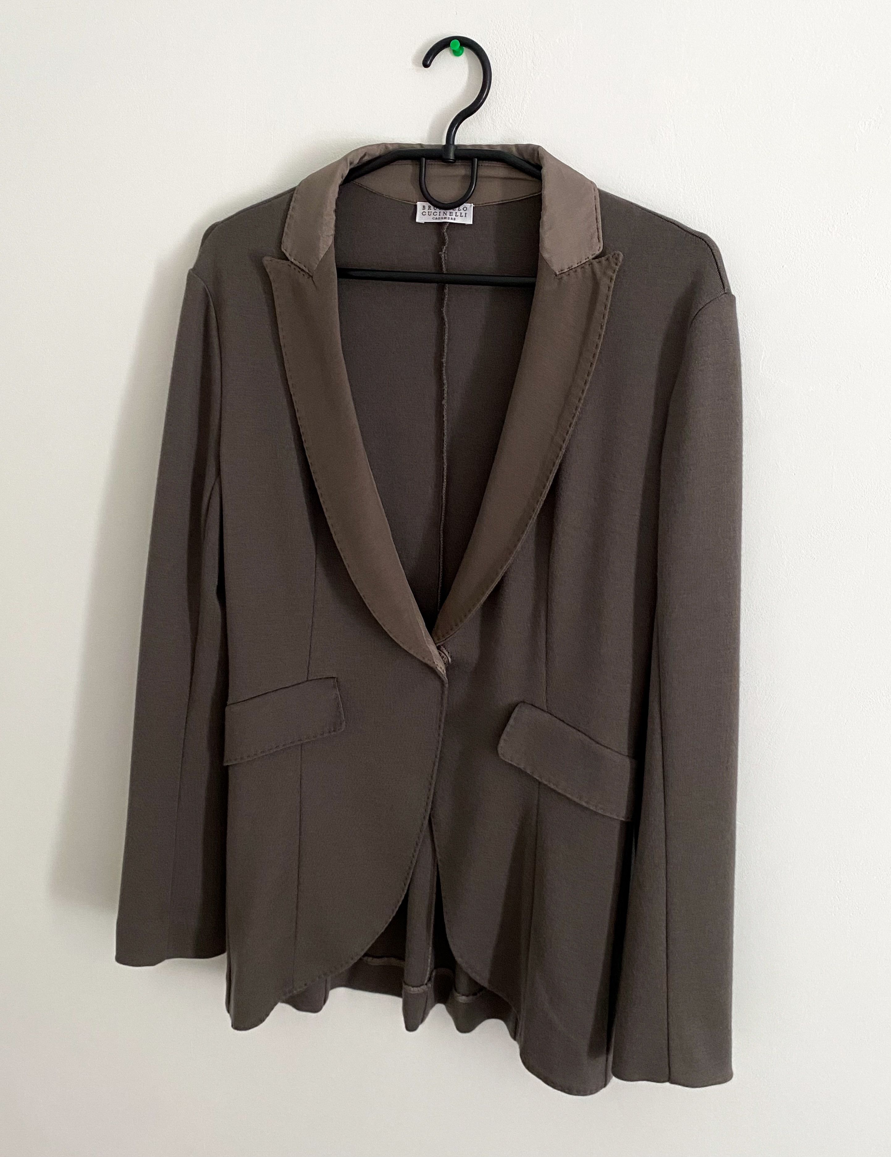 Brunello Cucinelli Brunello Cucinelli Cashmere and Silk Blazer Size L / US 10 / IT 46 - 1 Thumbnail