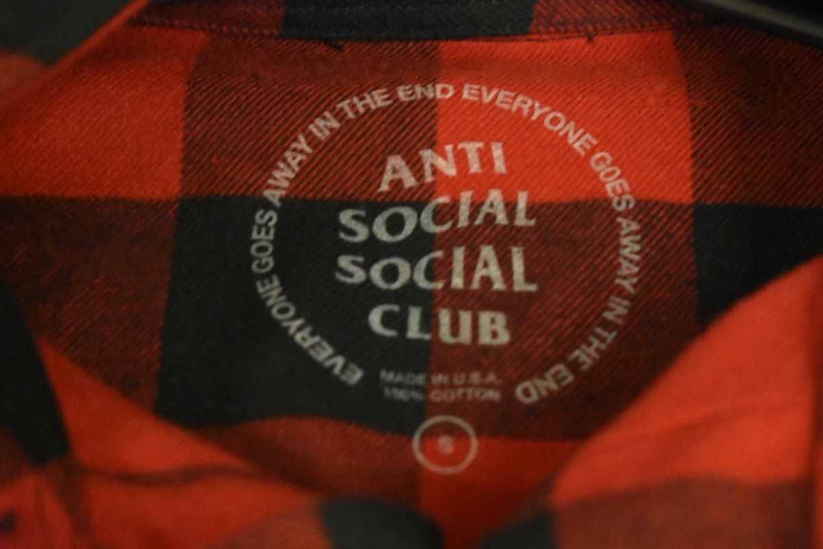 Anti Social Social Club Flannel Anti Social Club Button Up Size US XS / EU 42 / 0 - 2 Thumbnail