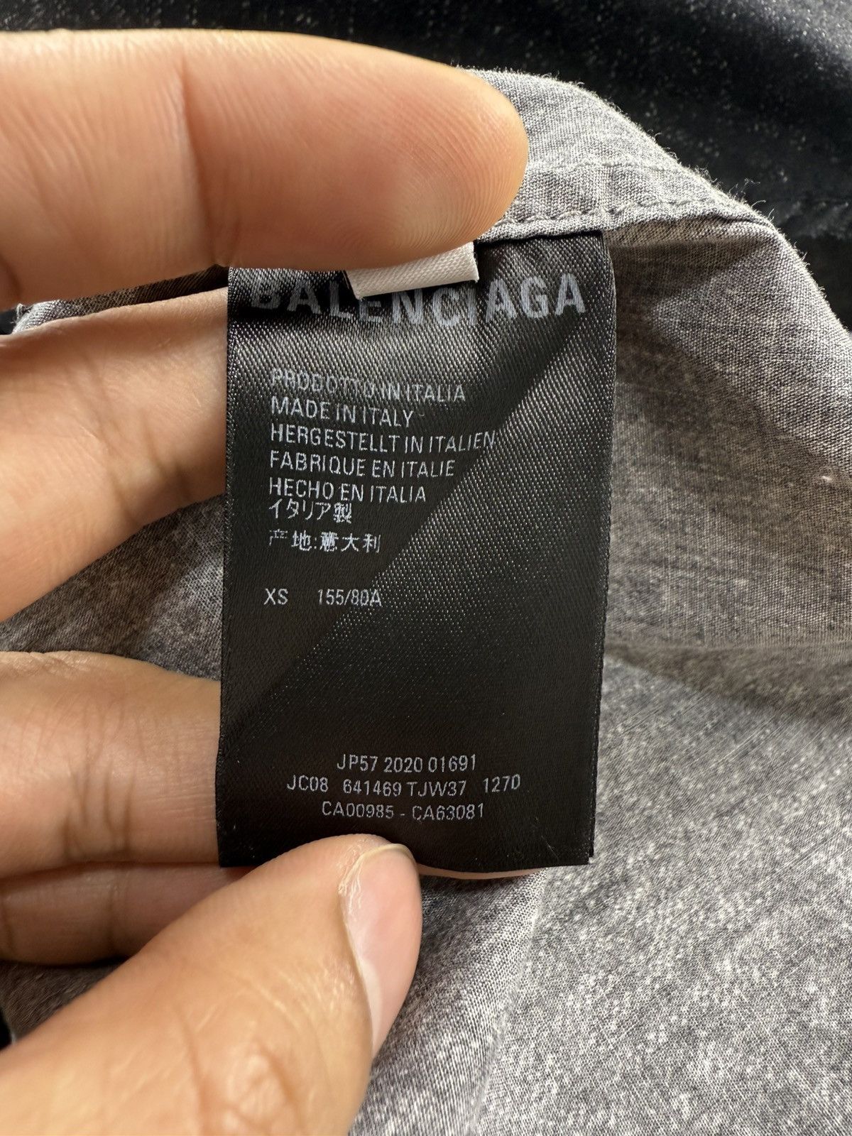 Balenciaga Balenciaga Oversized Shirt Size US XS / EU 42 / 0 - 12 Thumbnail