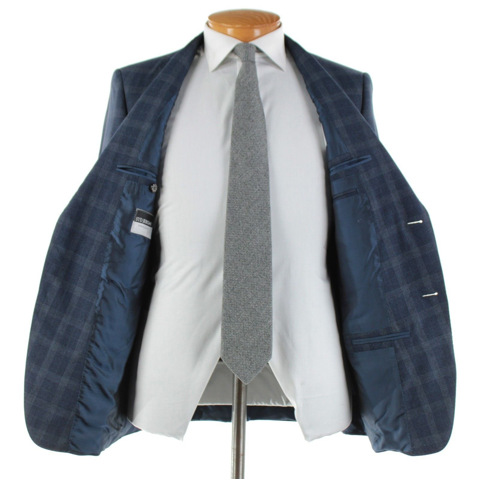 Samuelsohn Samuelsohn Suit Size US 40 Regular in Blue Size 40R - 7 Thumbnail