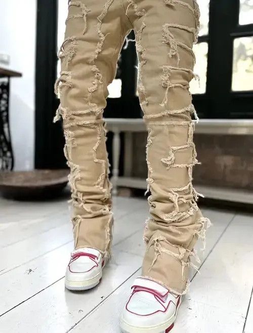 Other Khakis Color Heavyweight Streetwise Stretch Patch Denim Pant Size US 34 / EU 50 - 3 Thumbnail