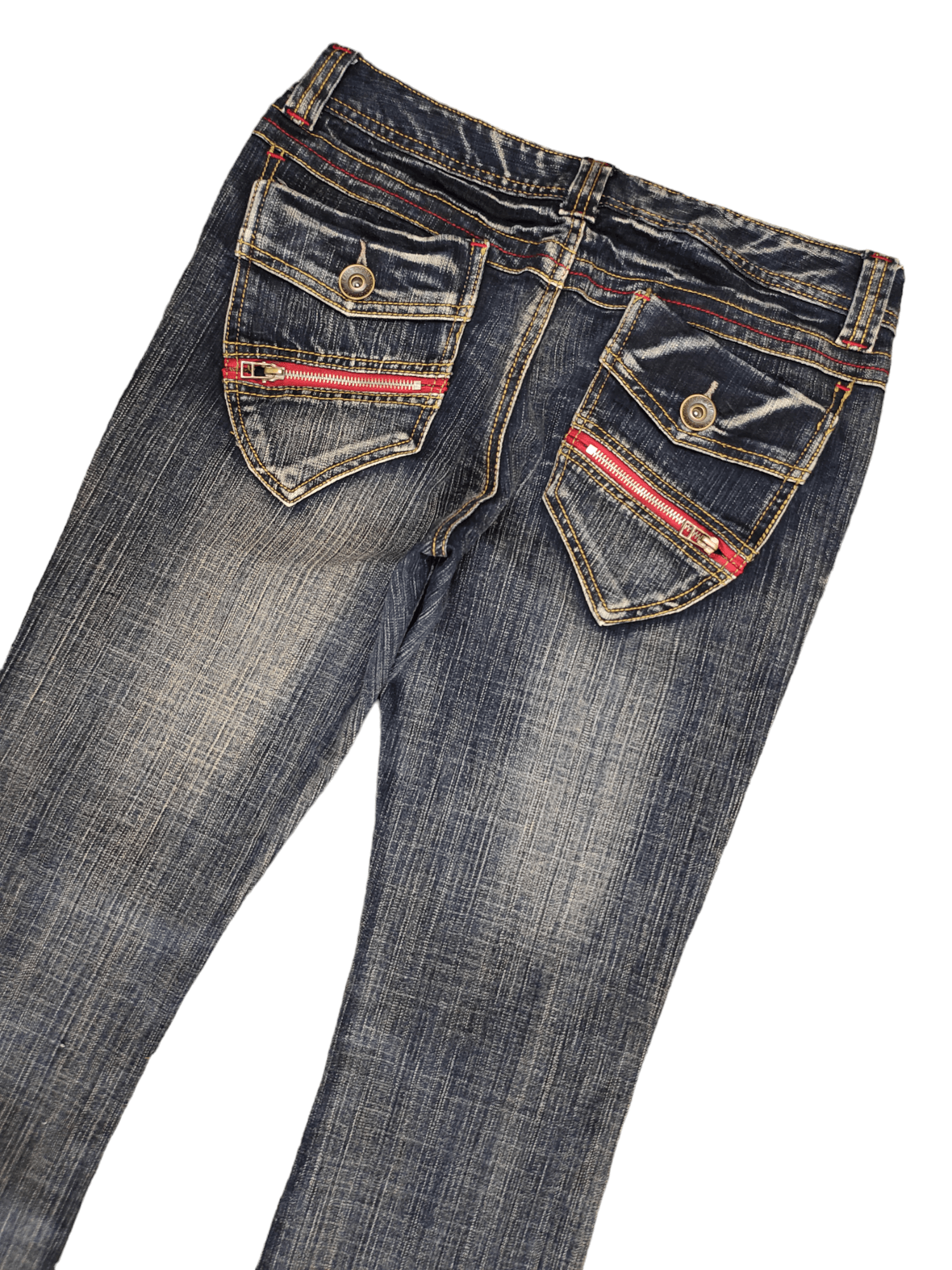 Hysteric Glamour × Undercover Flare Jeans The Vintage Faded Low Rise Boot Cut Y2k Goa lgb Size US 31 - 14 Thumbnail