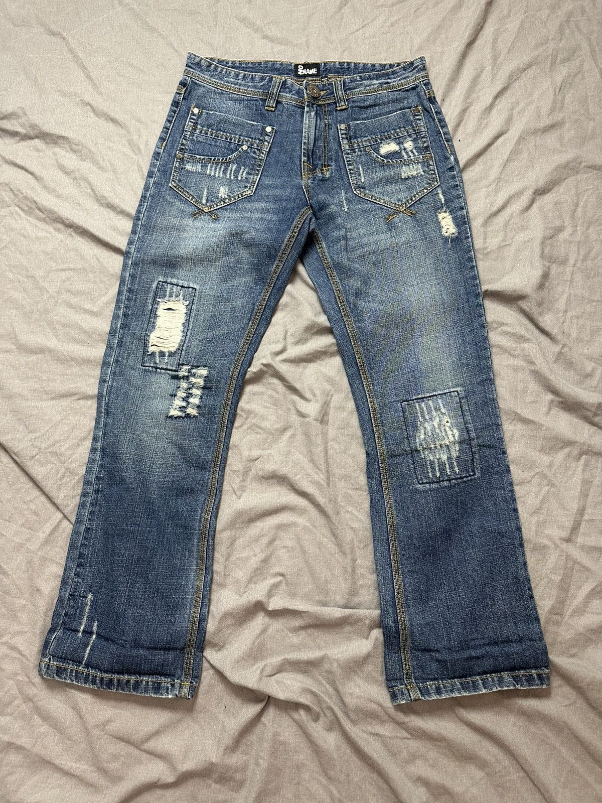 Hysteric Glamour Vintage Y2K LGB IfSixWasNine Style Flared Pants Size US 32 / EU 48 - 1 Thumbnail