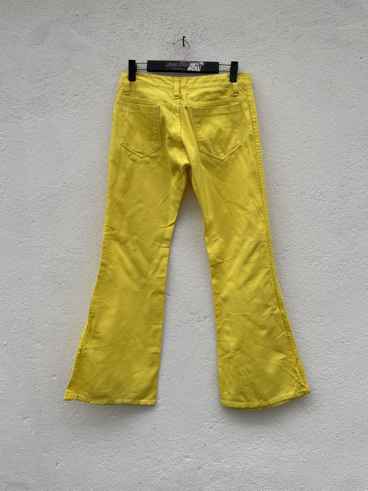 Japanese Brand Vintage Flare Big Vale Jeans Fashion Yellow Size US 30 / EU 46 - 9 Thumbnail