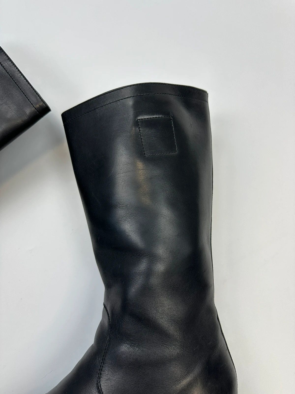 Miu Miu Miu Miu SS2001 Black Leather High Boots Size US 8 / EU 41 - 5 Thumbnail