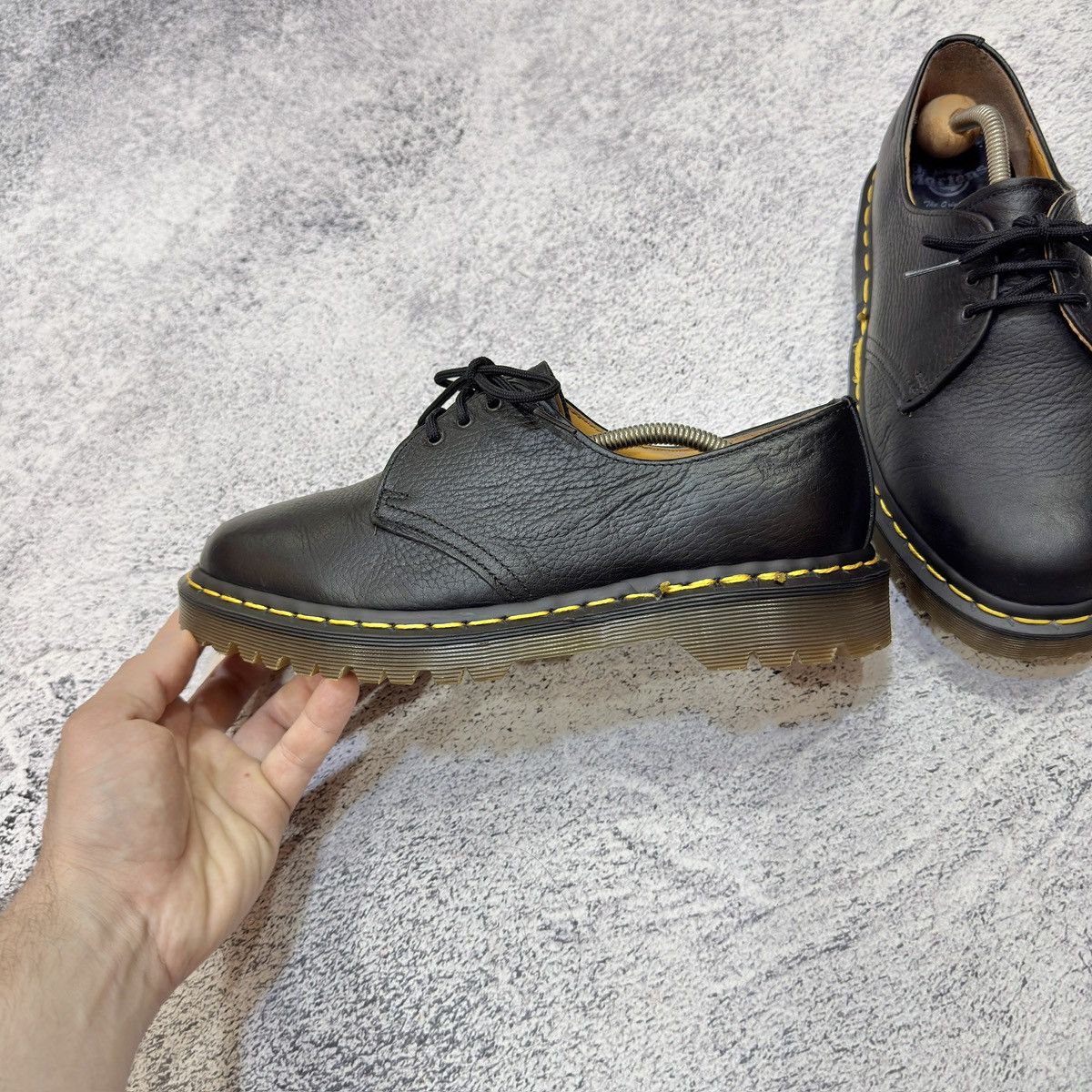 Dr. Martens Dr. Martens England Black Leather Derbies US9 UK8 EU42 27cm Size US 9 / EU 42 - 7 Thumbnail