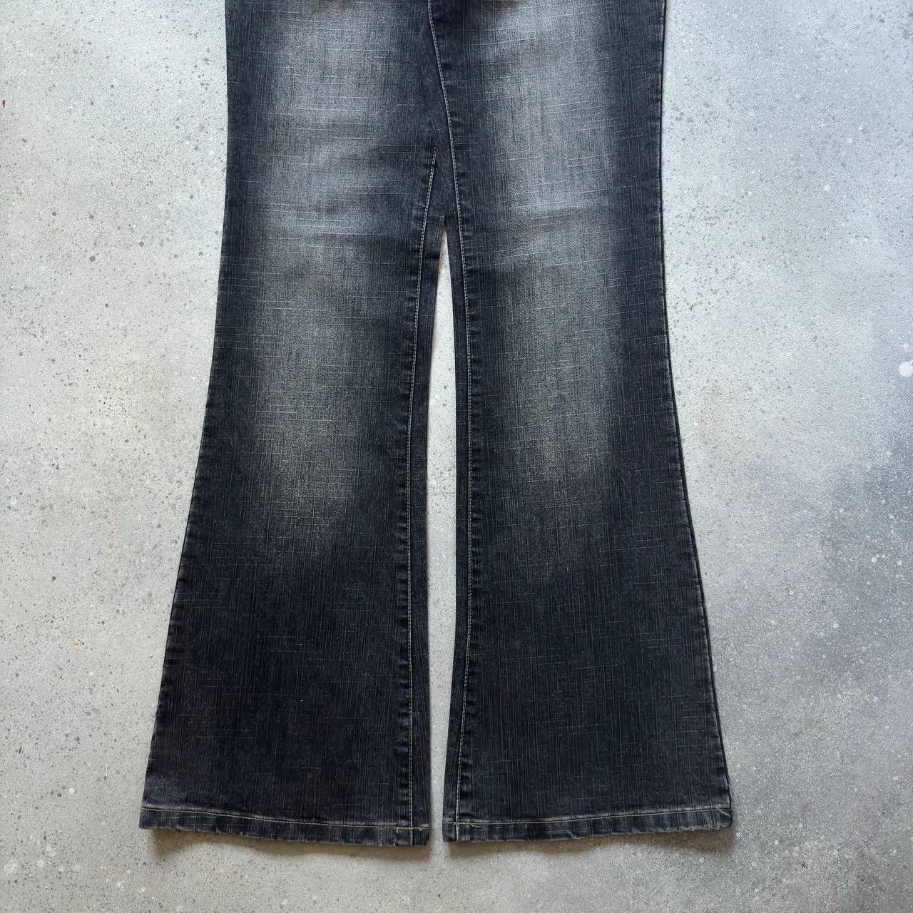 Hysteric Glamour × Japanese Brand Paul & Shark Vintage Dark Washed Flared Jeans (Cobain Style) Size US 28 / EU 44 - 6 Thumbnail