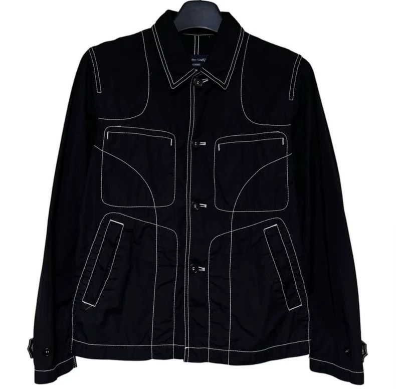 Comme des Garcons Comme des Garcons Open-thread zipper design feels black co Size US M / EU 48-50 / 2 - 1 Thumbnail