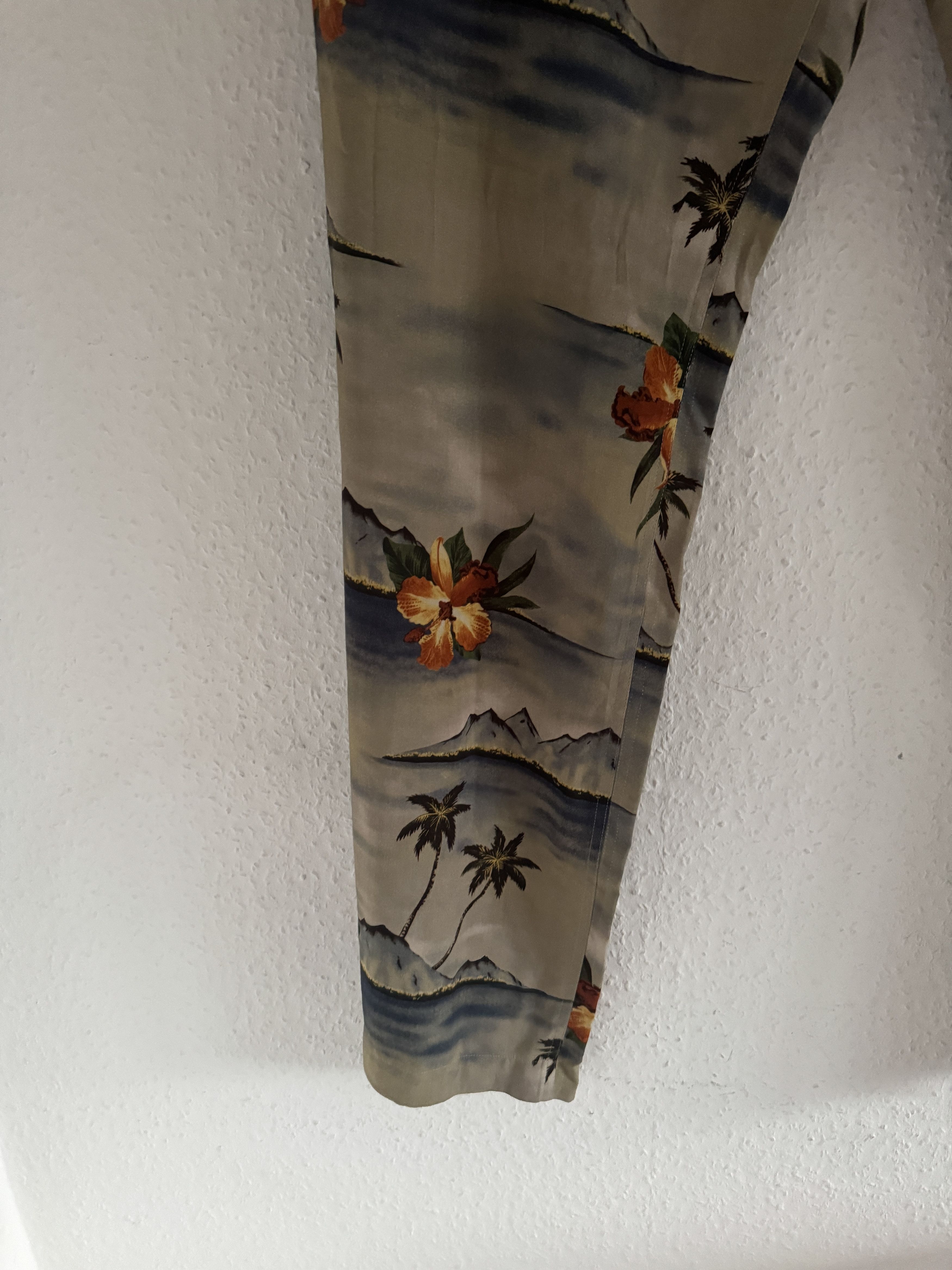 Celine Palm Tree Hawaiian Print Pants Size US 34 / EU 50 - 3 Thumbnail