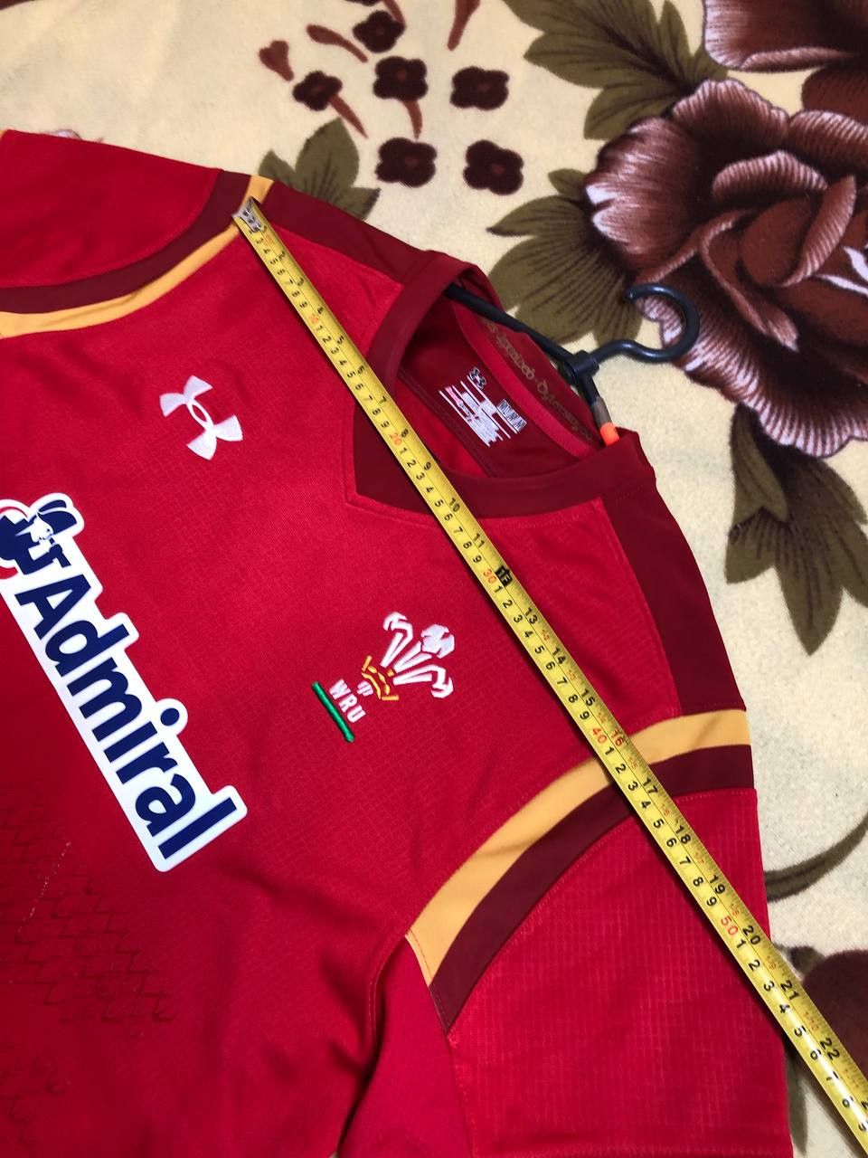 Under Armour WRU Wales National Rugby Under Armour Team Shirt Jersey Size US M / EU 48-50 / 2 - 8 Thumbnail