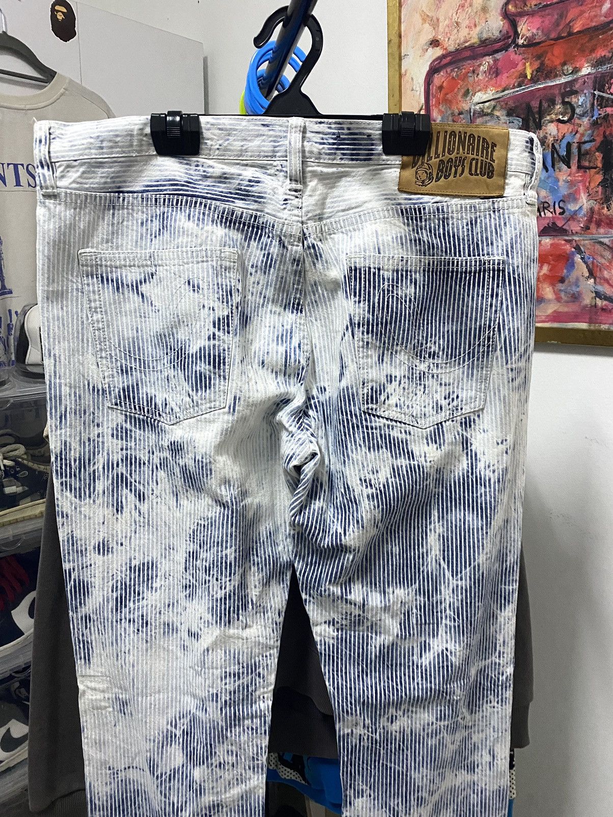 Billionaire Boys Club Billionaire Boys Club Hickory Bleach stripe pants Size US 34 / EU 50 - 8 Thumbnail