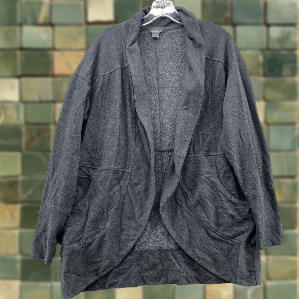 Eileen Fisher Eddie Bauer Cardigan Women's Large Thumb Hole Office Athleisure Gorpcore Travel Size XL / US 12-14 / IT 48-50 - 1 Thumbnail