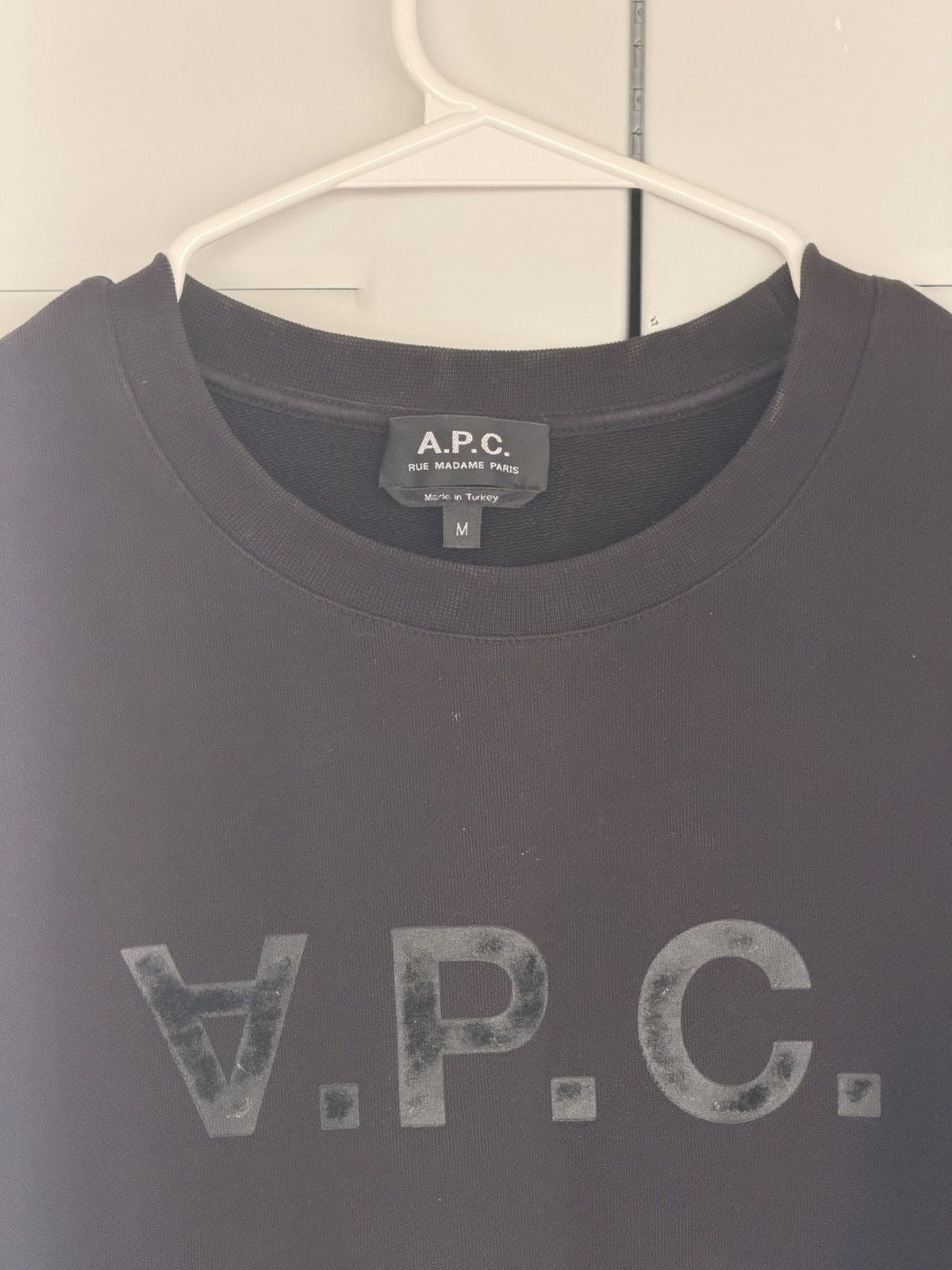 A.P.C. A.P.C. Black Sweatshirt Size US M / EU 48-50 / 2 - 3 Thumbnail