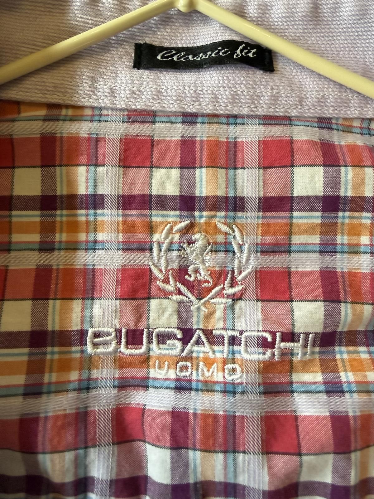 BUGATCHI Bugatchi Uomo Classic Fit Long Sleeve Plaid Shirt Size US L / EU 52-54 / 3 - 2 Thumbnail