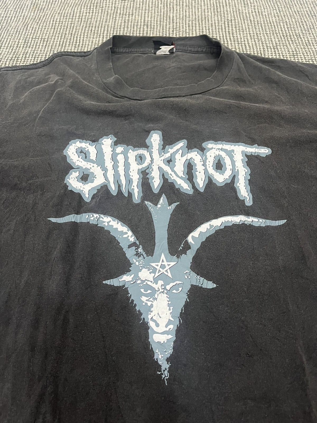 Band Tees × Slipknot × Vintage Vintage Y2K Slipknot Faded Band Emo Deftones T Shirt Size US M / EU 48-50 / 2 - 3 Thumbnail