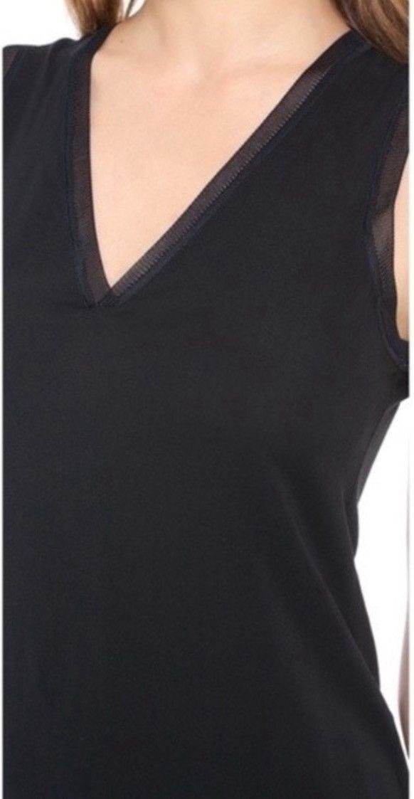 Vince Vince Black Silk Sleeveless Tank Midi Dress Size XS Size XS / US 0-2 / IT 36-38 - 3 Thumbnail