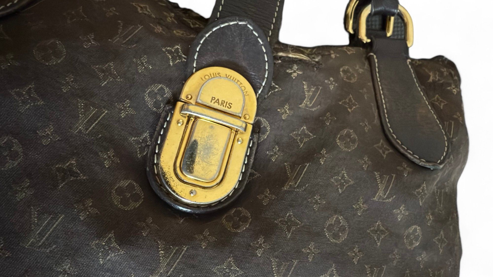 Louis Vuitton LOUIS VUITTON Monogram Idylle Elegy Handbag Black M56696 Size ONE SIZE - 10 Thumbnail