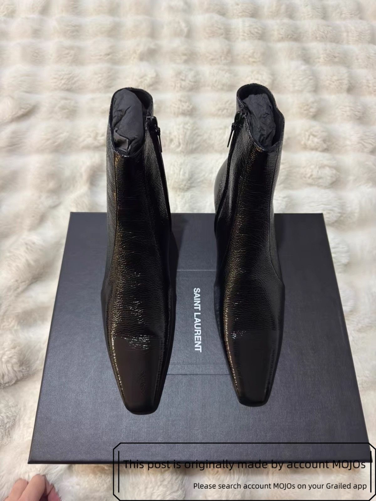 Saint Laurent Paris Sz 40 Saint Laurent Paris Rainer 30 Boots mojos505101 Size US 7 / EU 40 - 3 Thumbnail