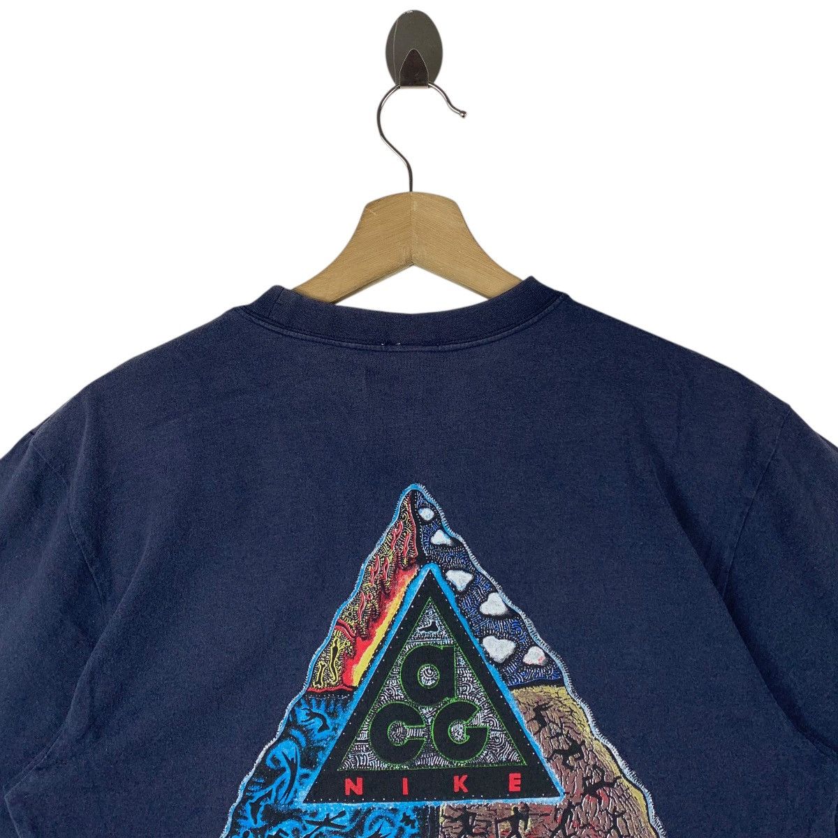 Nike × Vintage Vintage NIKE ACG big logo back hit printed tee Size US M / EU 48-50 / 2 - 9 Thumbnail