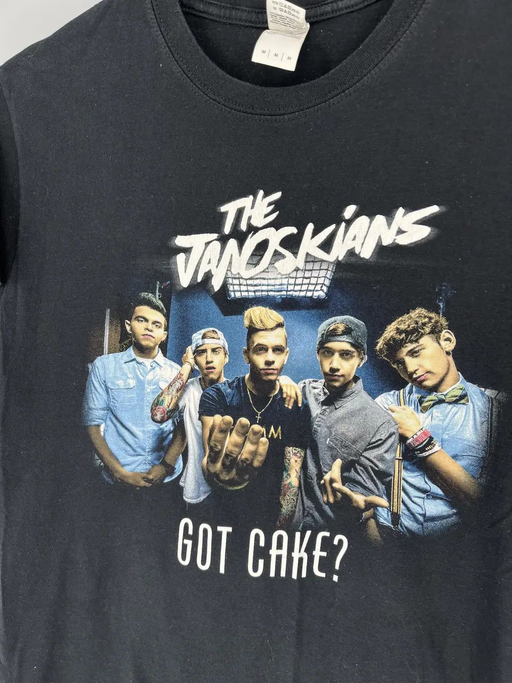 Gildan × Vintage The Janoskians Concert Tee Black Got Cake? Tour 2014 Size US M / EU 48-50 / 2 - 7 Thumbnail