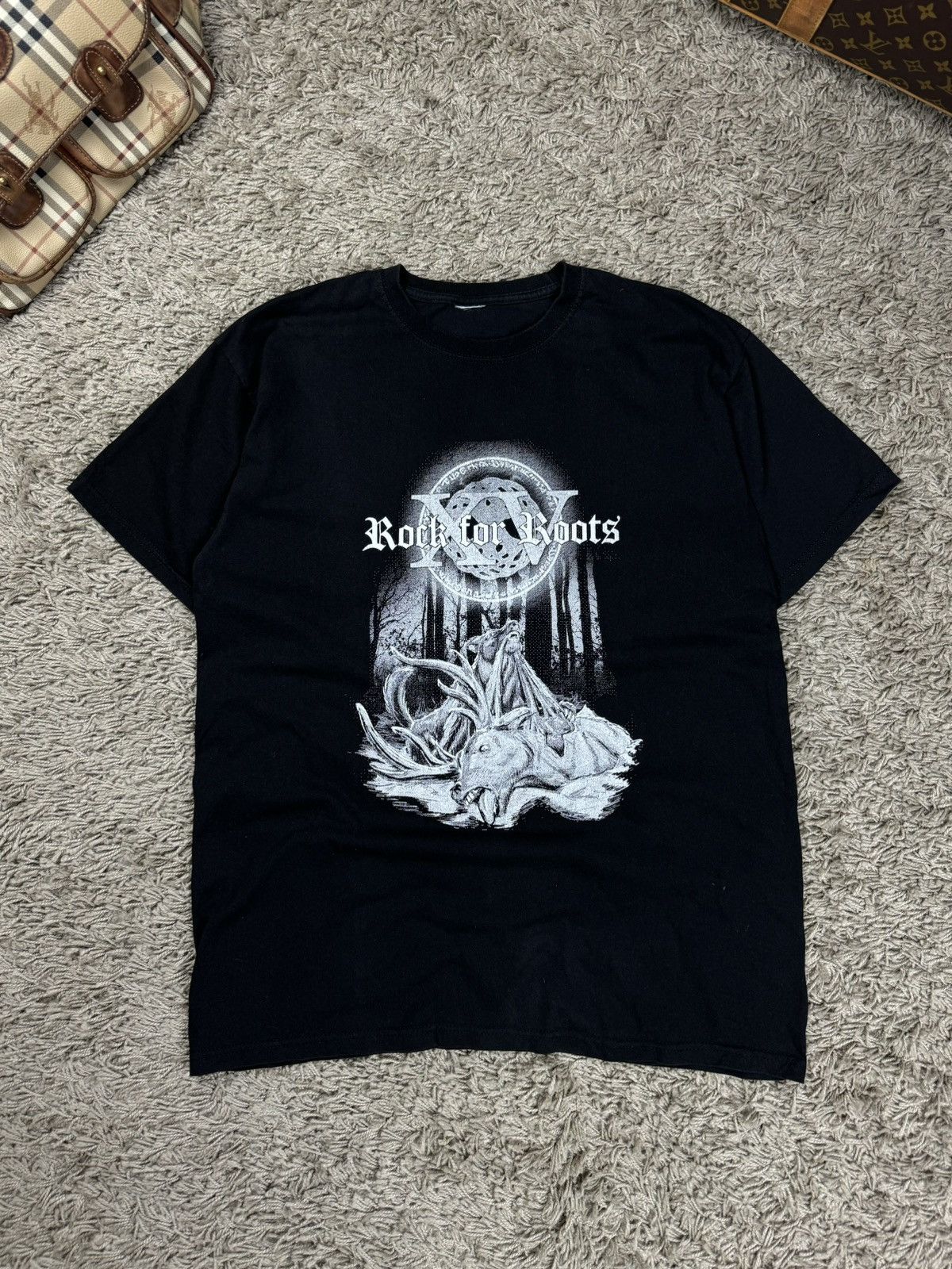 Band Tees Vintage rock t shirt Rock for Roots original music item Size US L / EU 52-54 / 3 - 1 Thumbnail