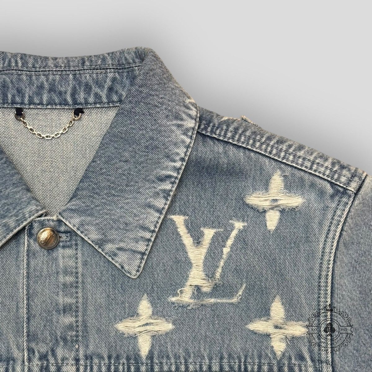 Louis Vuitton Louis Vuitton Denim Trucker Jacket Size US L / EU 52-54 / 3 - 2 Thumbnail