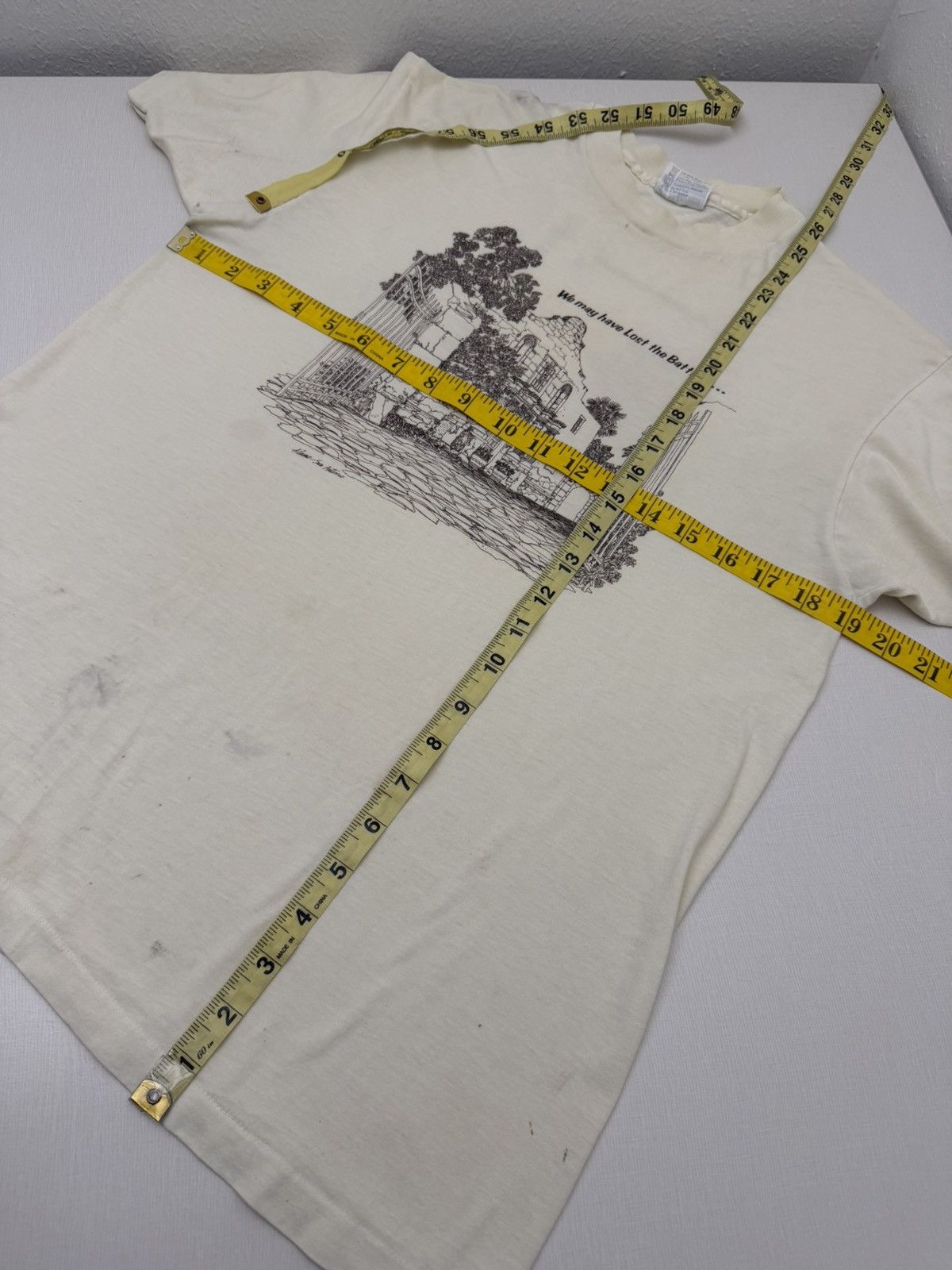Vintage Vintage Texas Revolution Souvenir Tee San Jacinto Monument L Size US L / EU 52-54 / 3 - 10 Thumbnail