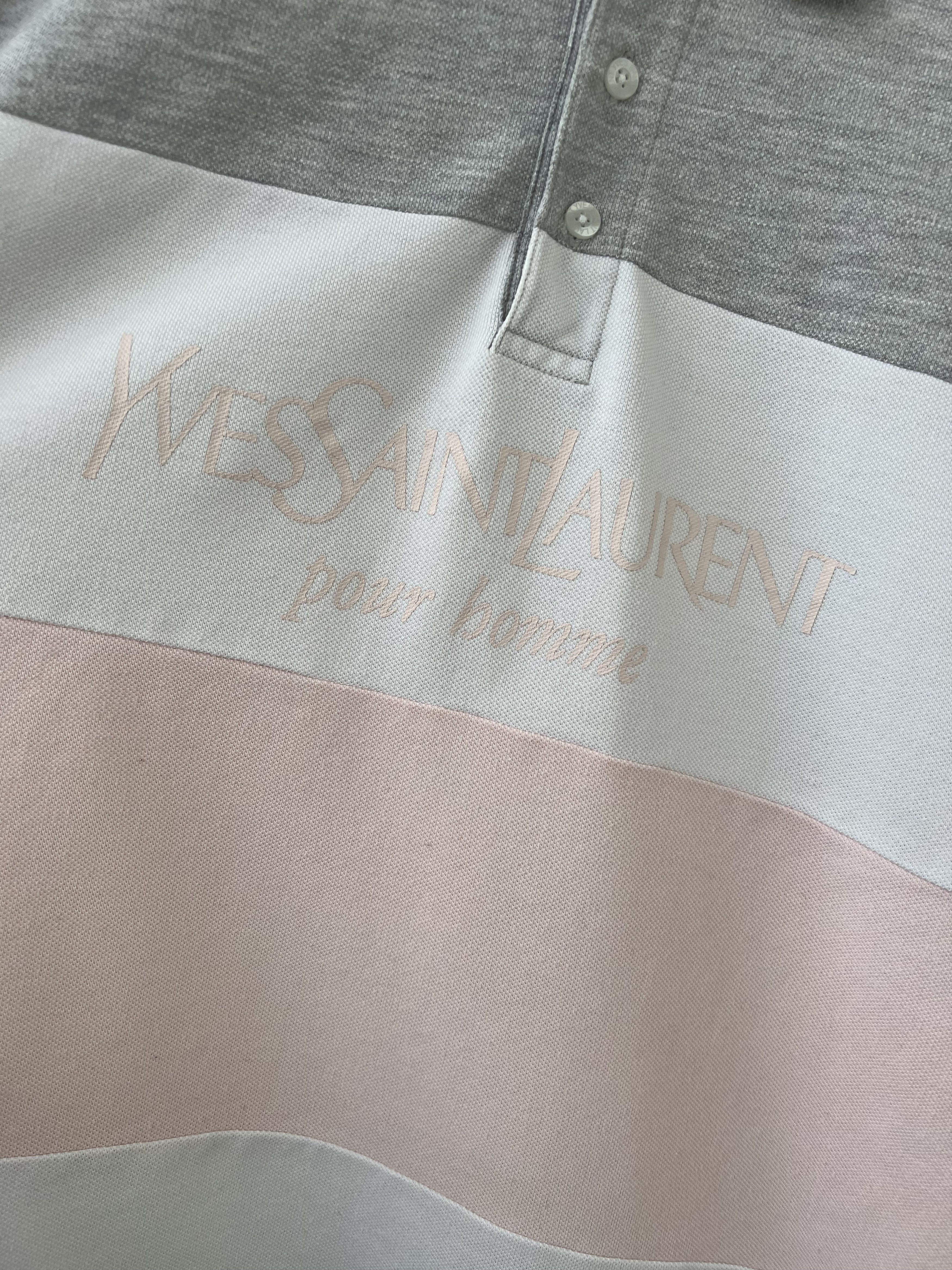 Saint Laurent Paris × Yves Saint Laurent Yves Saint Lauren Polo Shirt M Size US M / EU 48-50 / 2 - 2 Thumbnail