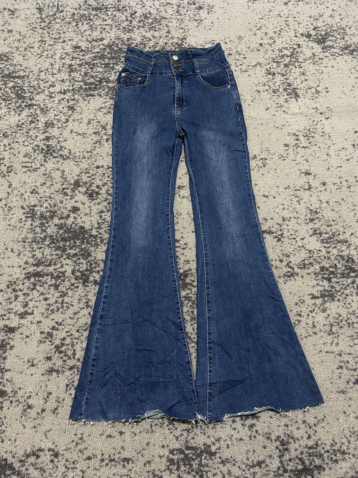 Hysteric Glamour × Japanese Brand Y2k Anap ifsixwasnine flare Jeans Size 26" / US 2 / IT 38 - 3 Thumbnail