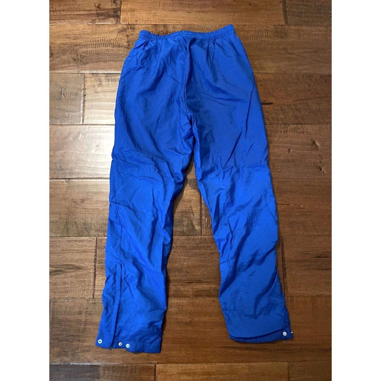 Adidas VINTAGE Adidas Blue Lined Athletic Gym Track Pants Mens Medium M Size US 31 - 3 Thumbnail