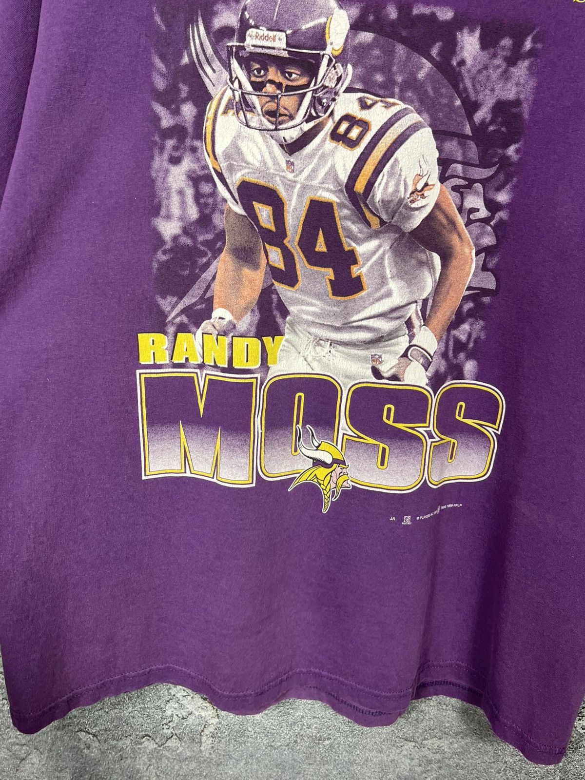 NFL Vintage 1999 Randy Moss Minnesota Vikings T-shirt Tee Size US XL / EU 56 / 4 - 4 Thumbnail