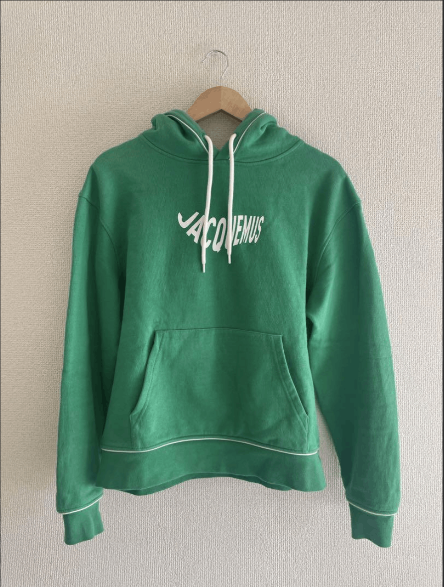 Image of Jacquemus Le Sweatshirt Vague In Green, Men's (Size Small)