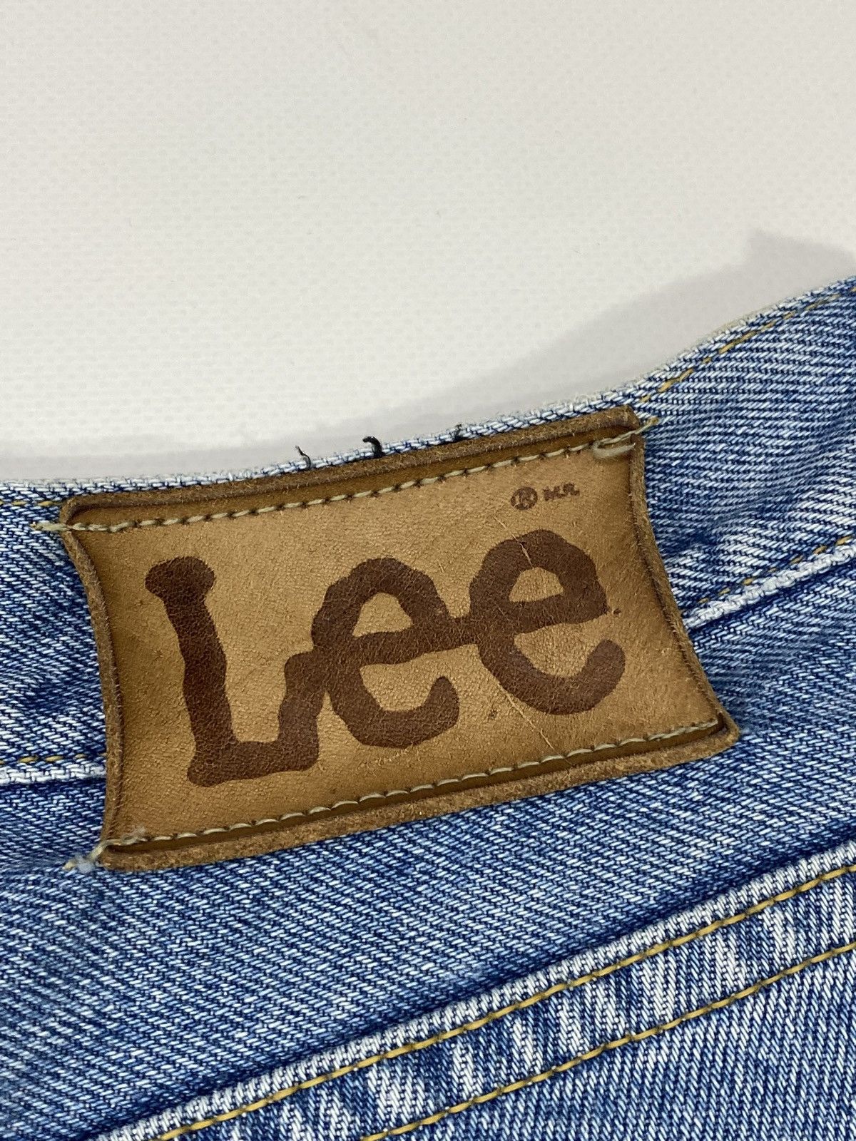Lee 🔥LASTDROP🔥 Vintage 90s Lee Portland Blue Denim Jeans Pants Size US 34 / EU 50 - 8 Thumbnail