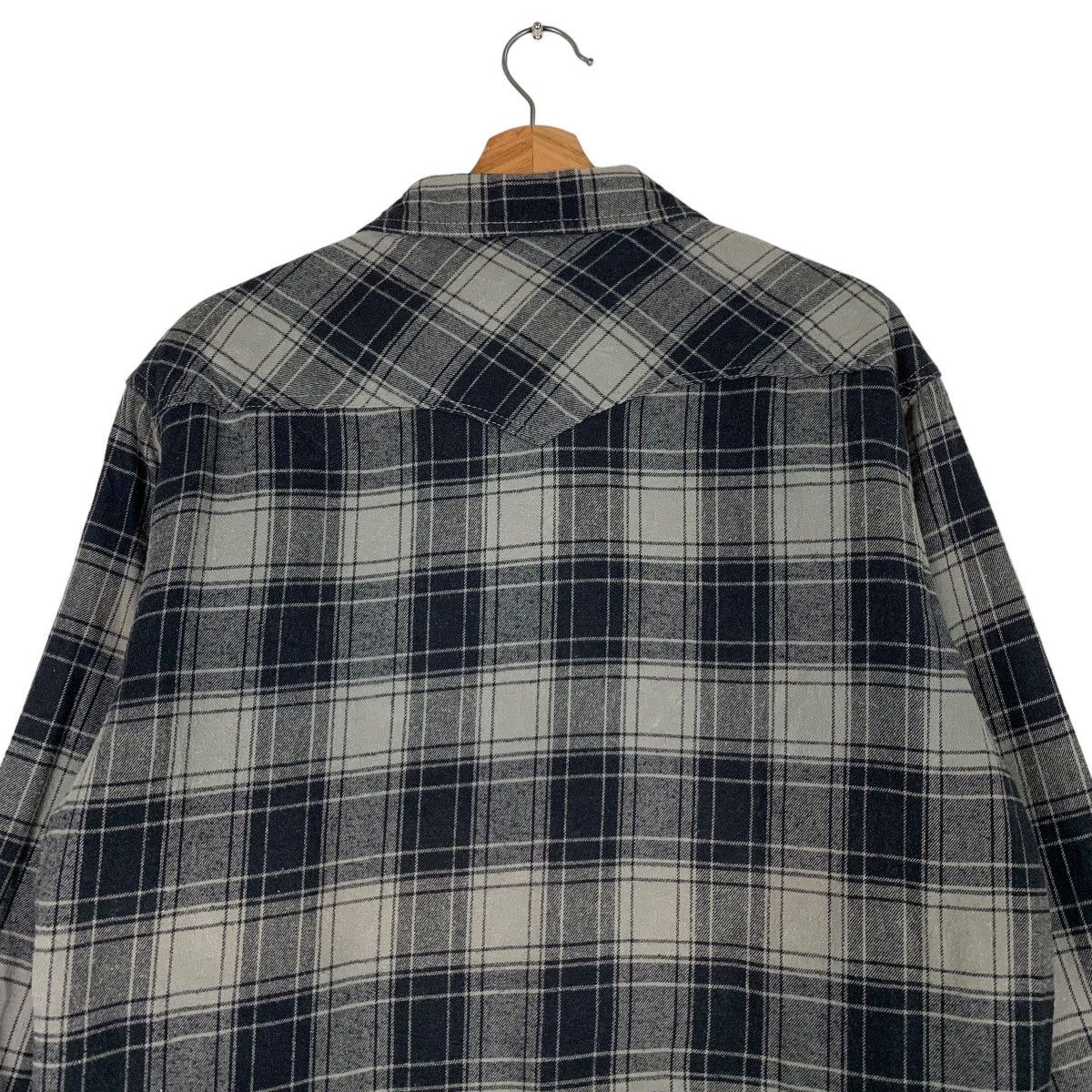 Japanese Brand Vintage KANSAI JEANS Four Pocket Tartan Flannel #0652-C30 Size US L / EU 52-54 / 3 - 8 Thumbnail