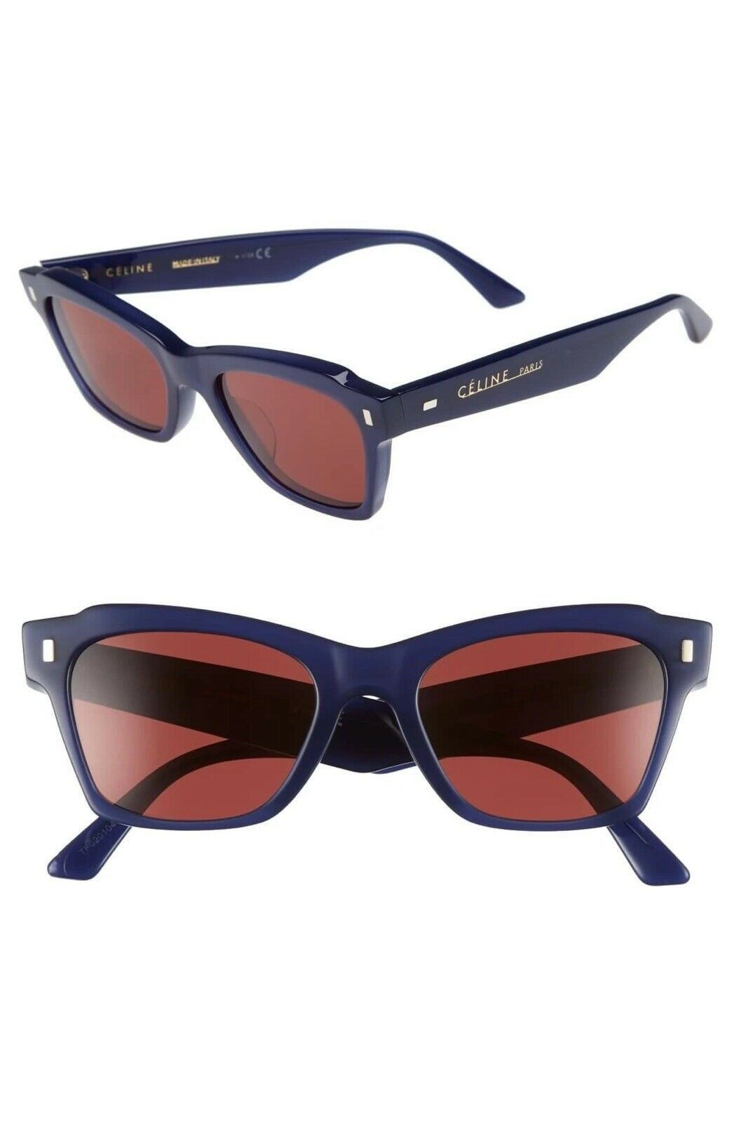 Celine Celine CL40058I 84S 52mm Rectangle Women's Sunglasses Size ONE SIZE - 2 Thumbnail