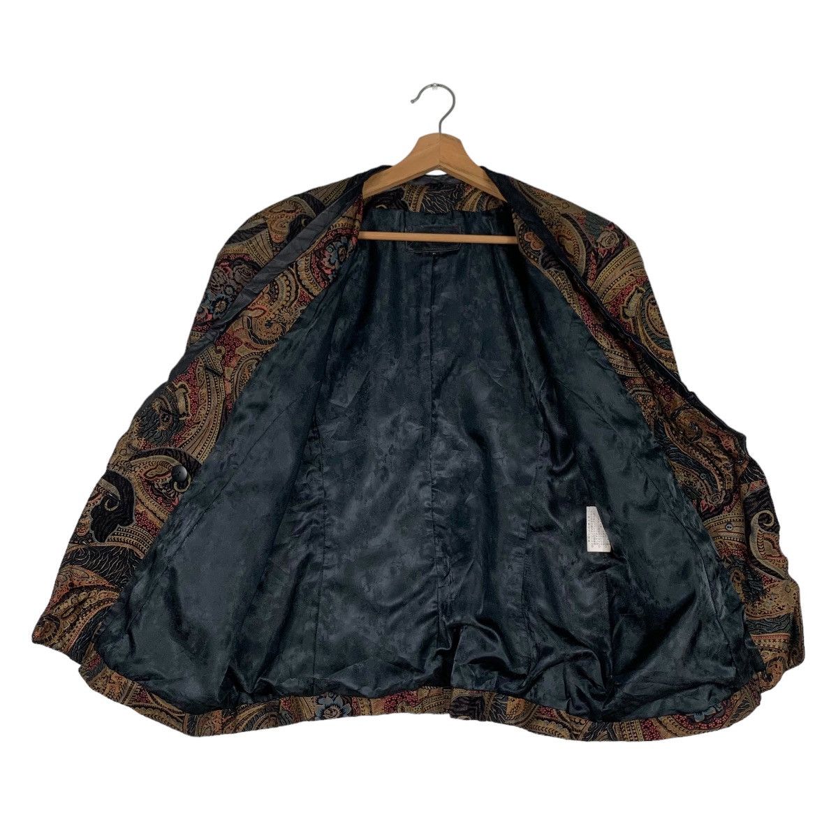 Japanese Brand Prinzipal Paisley Graphic Pig Leather Jacket #0909-C40 Size M / US 6-8 / IT 42-44 - 11 Thumbnail