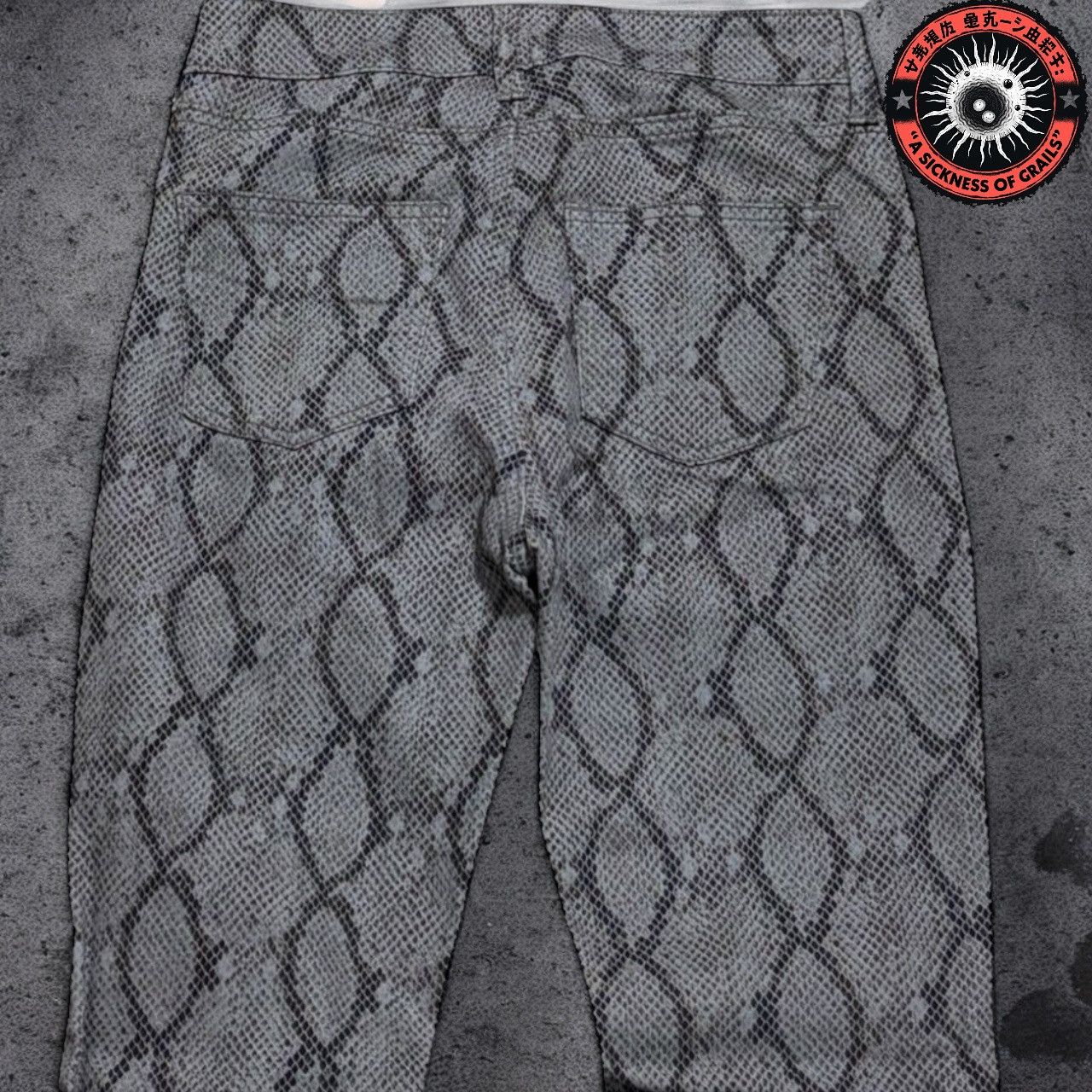 Japanese Brand Python Flared Archive Denim 00s Size US 28 / EU 44 - 5 Thumbnail