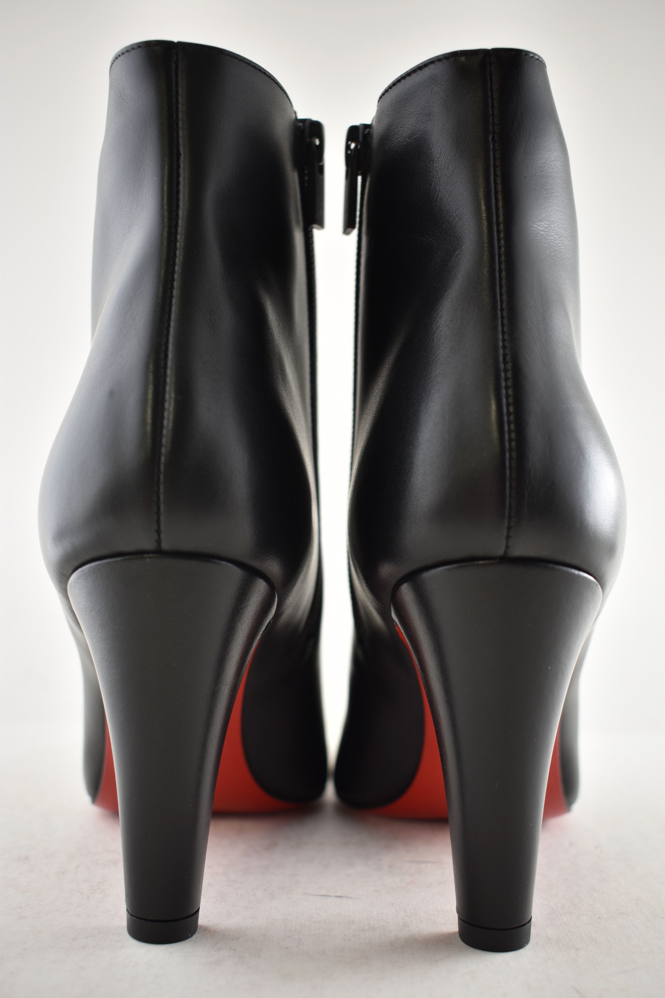 Christian Louboutin Vibella Booty 85 Black Calf Leather Pointed Heel Bootie 39 Size US 9 / IT 39 - 12 Thumbnail