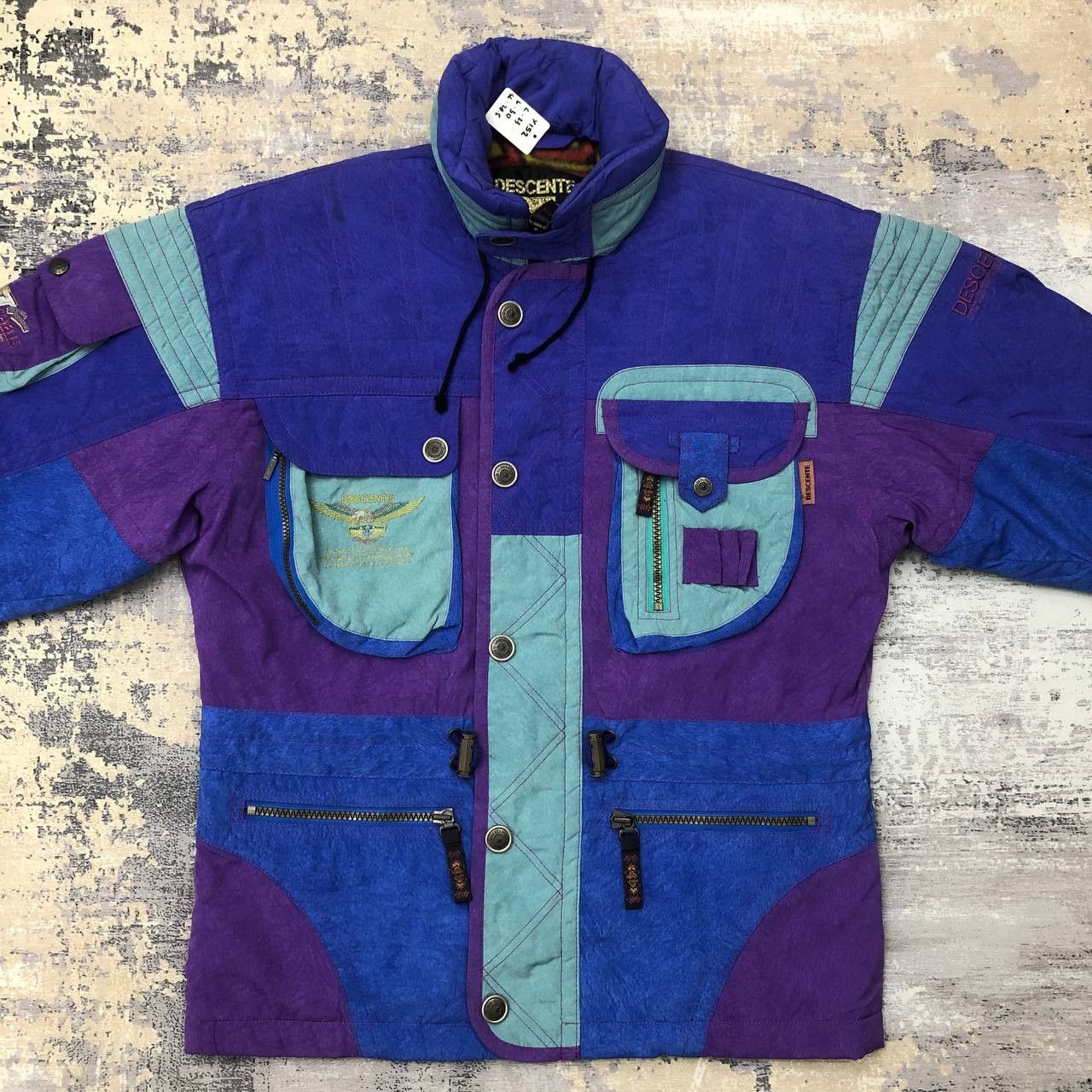 Descente Y152. VTG DESCENTE JAPAN SKI WINTER FLEECE JACKET Size US M / EU 48-50 / 2 - 2 Thumbnail