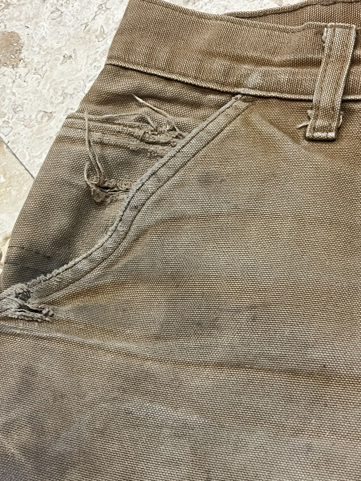 Carhartt Vintage Carhartt B111-BRN Insulated Work Painters Pants Size US 34 / EU 50 - 5 Thumbnail