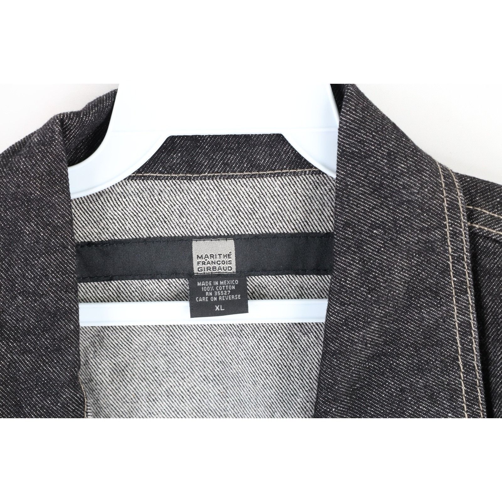 Marithe + Francois Girbaud × Vintage NOS Vintage 90s Marithe Francois Girbaud Denim Jacket Size US XL / EU 56 / 4 - 4 Thumbnail