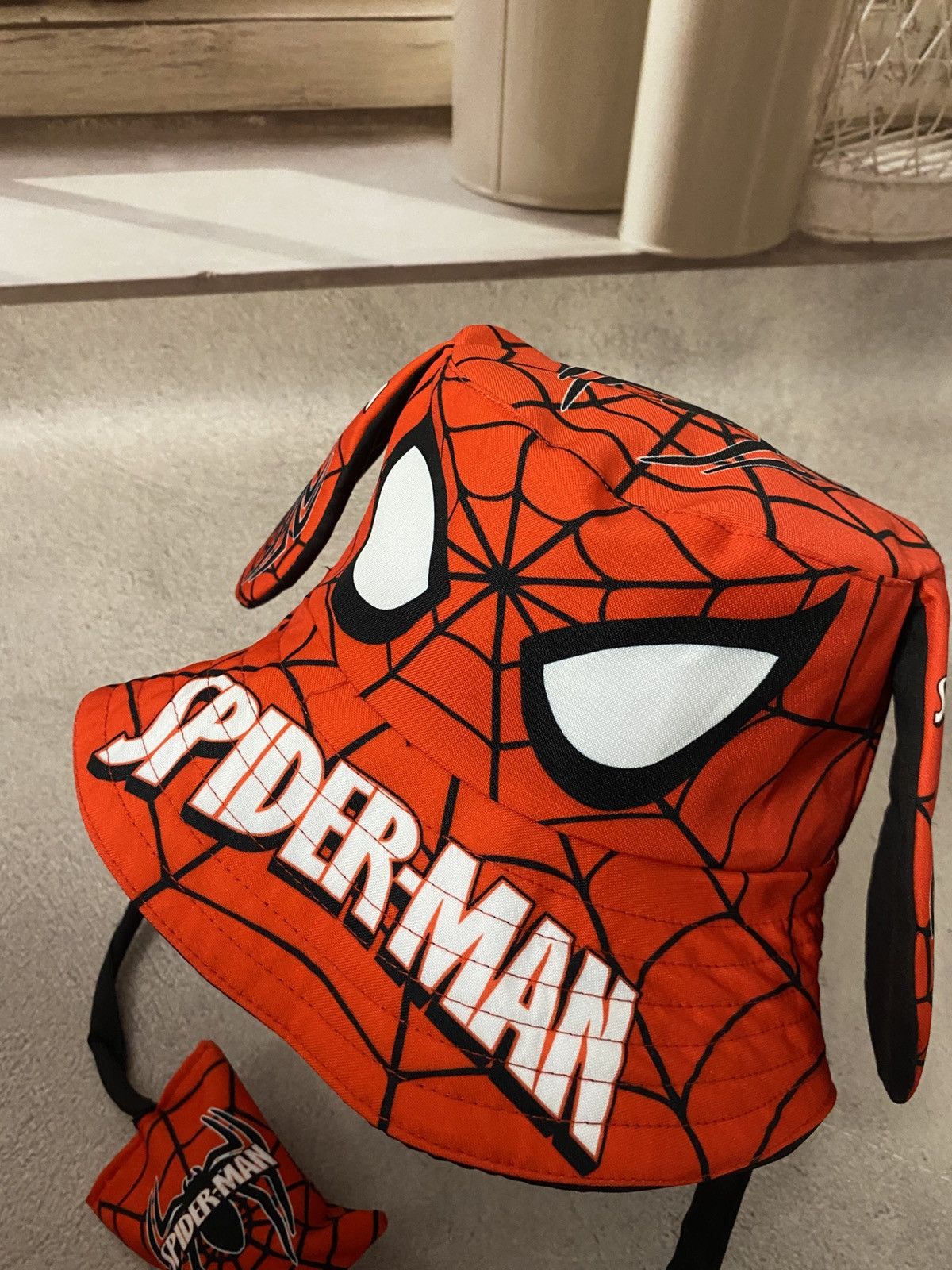 Japanese Brand × Vintage Spider Man Futuristic y2k Panama Hat Size ONE SIZE - 3 Thumbnail