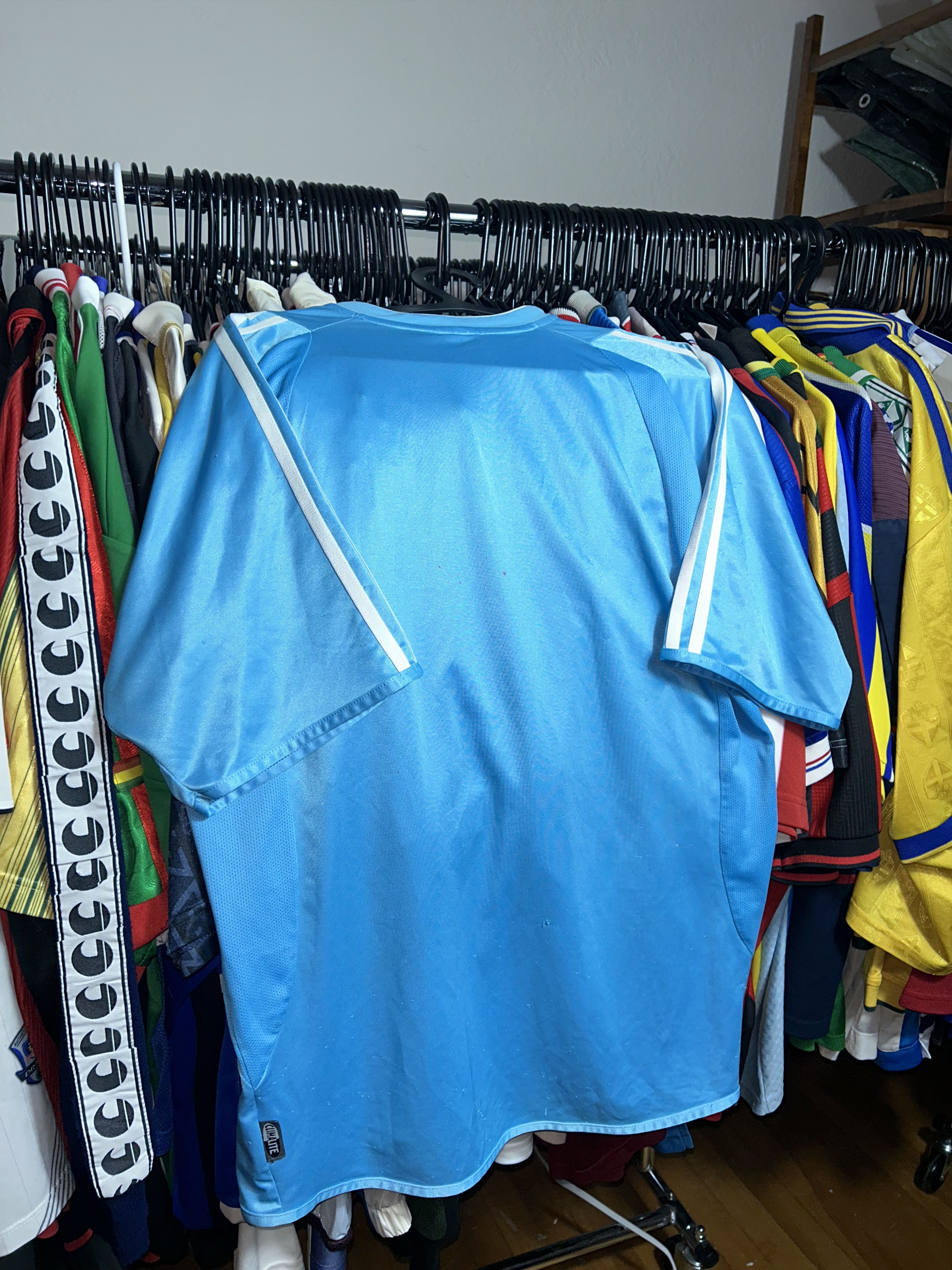 Adidas Olympique de marseille 2003/04 away jersey Size US M / EU 48-50 / 2 - 2 Thumbnail