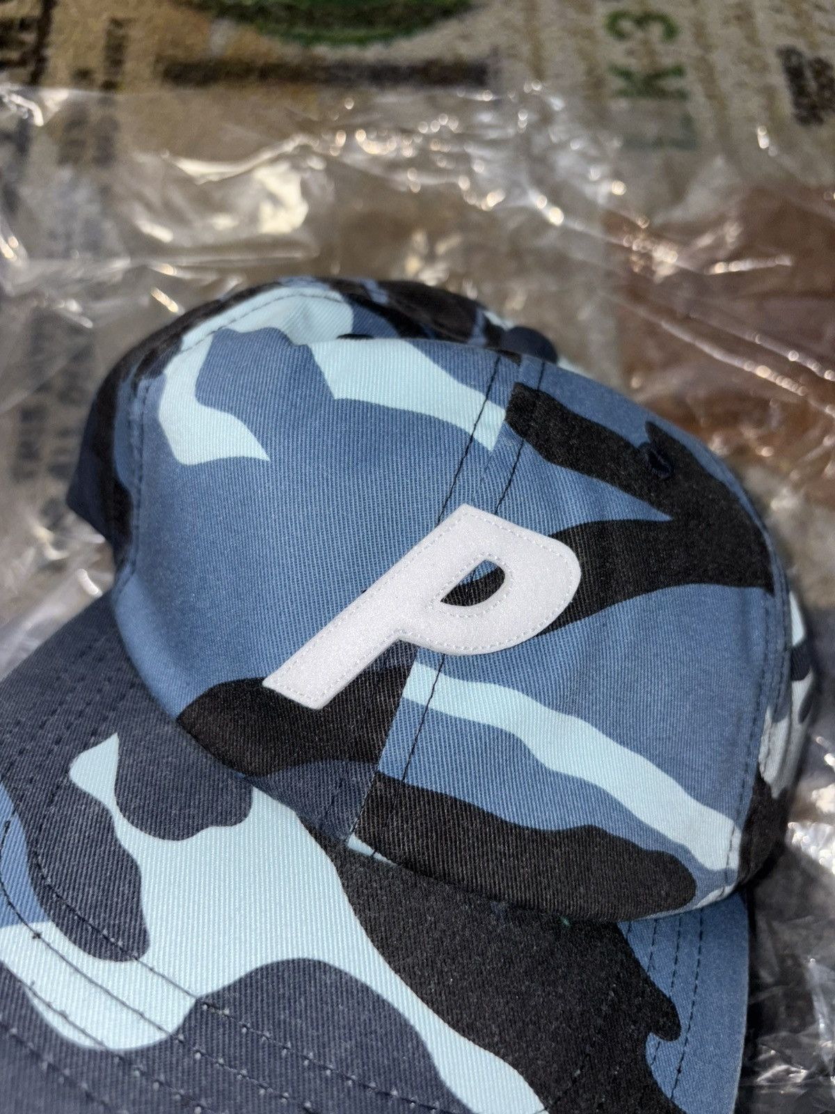 Palace Palace P 6-Panel Hat Washed Navy Camo Size ONE SIZE - 2 Thumbnail