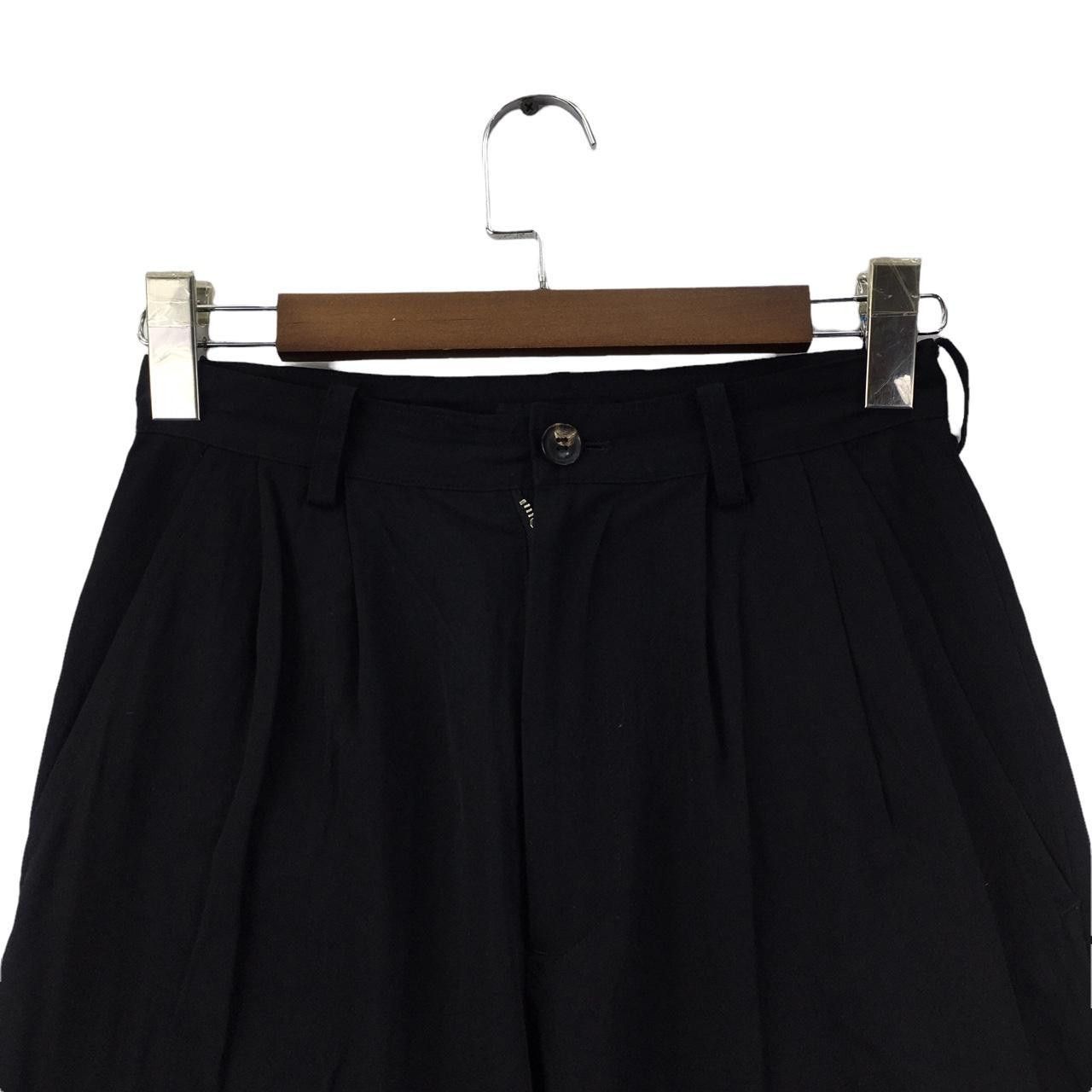 Yohji Yamamoto Vtg YOHJI YAMAMOTO Y’s Minimalist Black Pant Trouser Slack Size 26" / US 2 / IT 38 - 2 Thumbnail