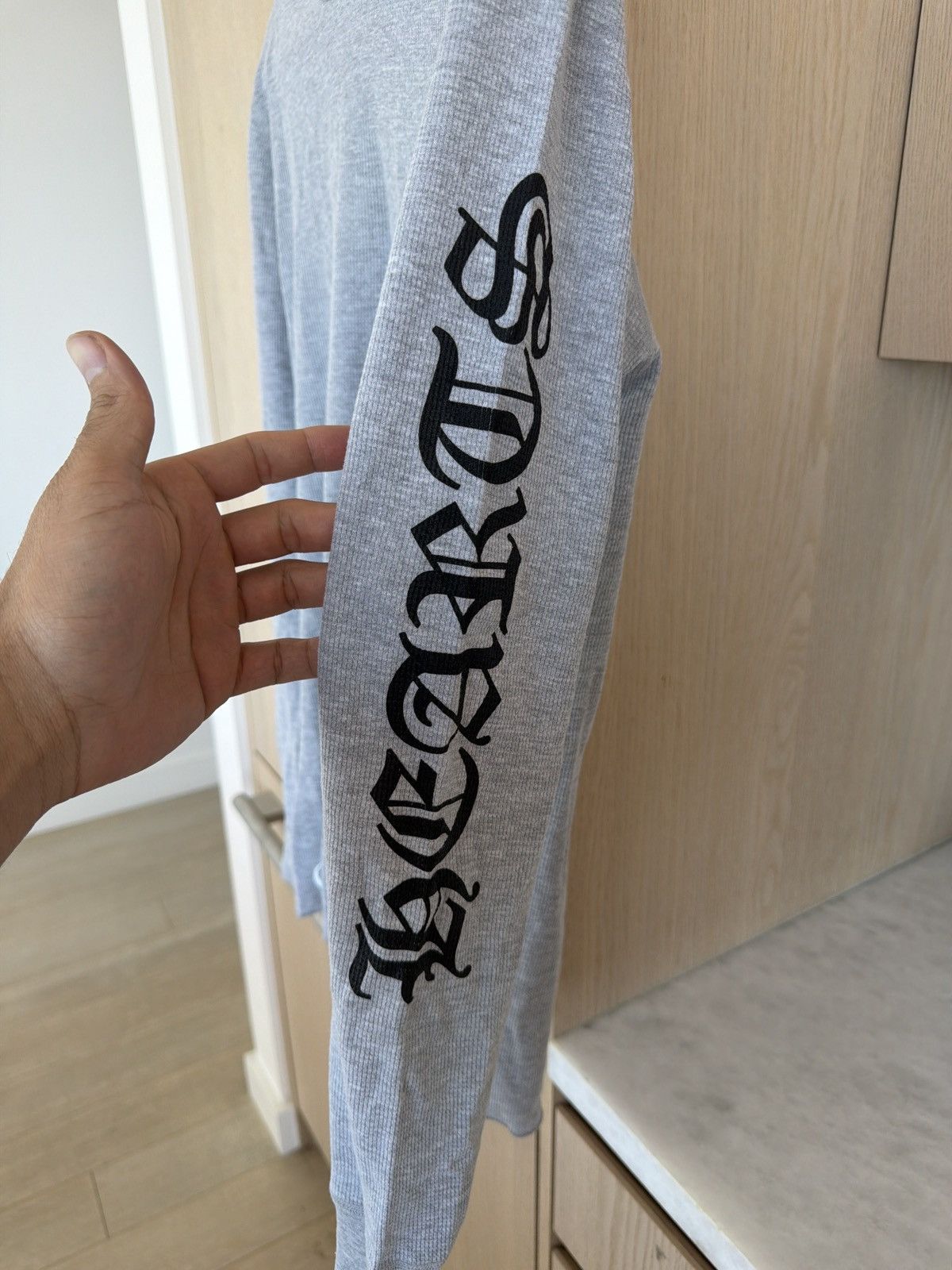 Chrome Hearts Chrome Hearts Grey Thermal Long Sleeve Size US XL / EU 56 / 4 - 3 Thumbnail
